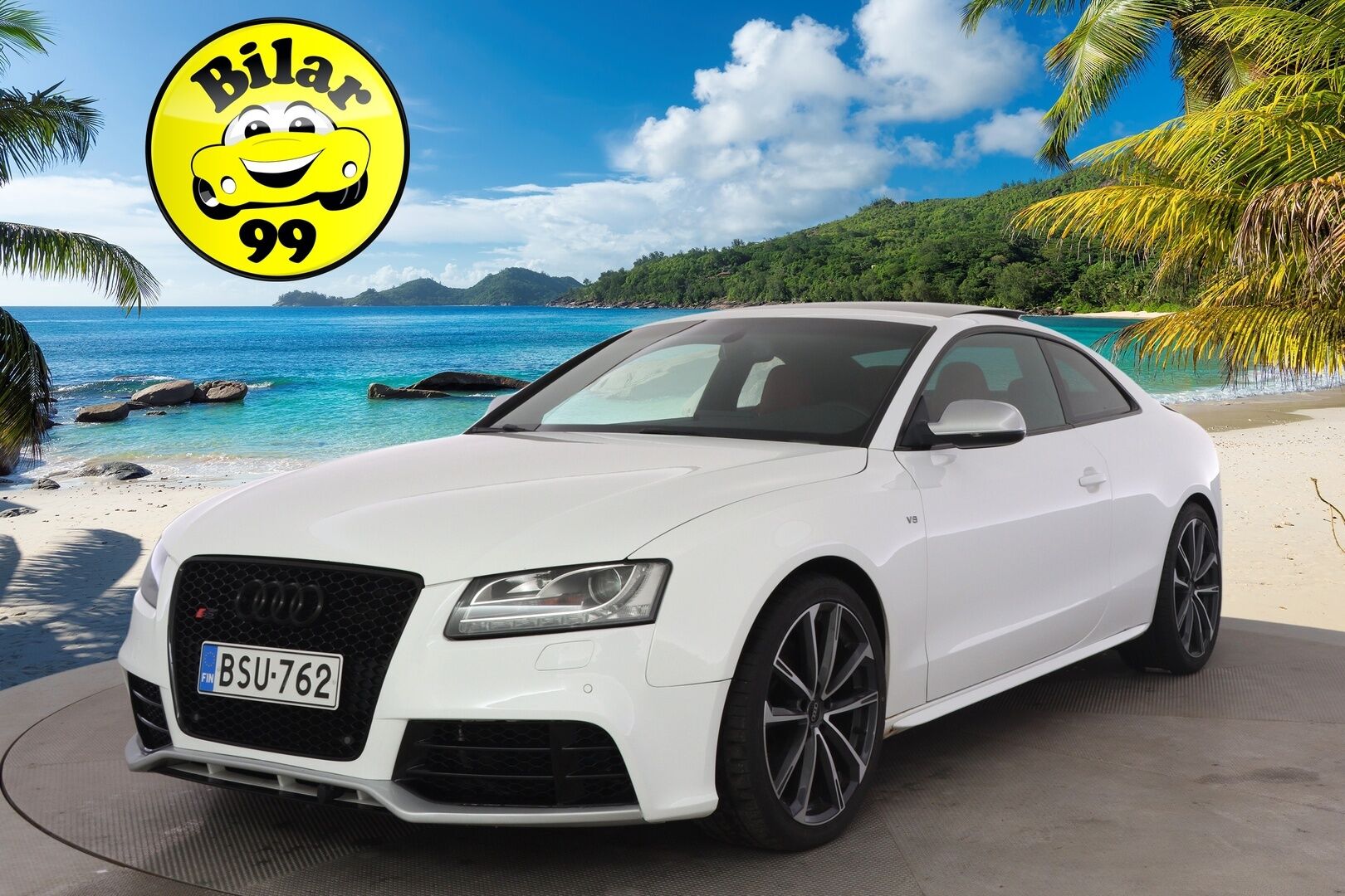 Audi S5 2010 4,2 V8 FSI 260 kW quattro tiptronic-autom. ** Panorama / B&O / Carplay / PA-lämmitin / P.kamera / Muistinahat / Lohko ** - AITO MURISEVA V8 / 2x renkaat