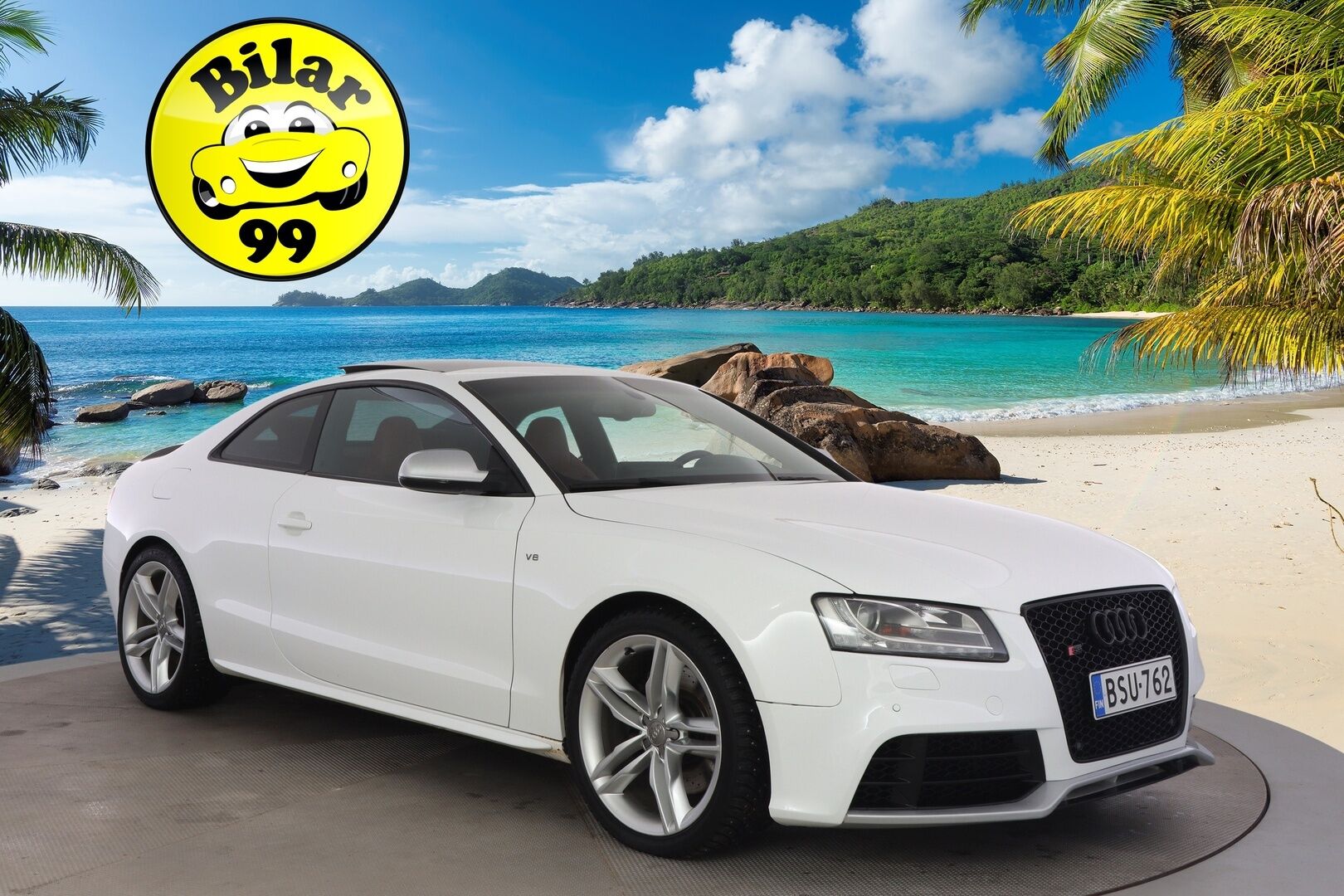 Audi S5 2010 4,2 V8 FSI 260 kW quattro tiptronic-autom. ** Panorama / B&O / Carplay / PA-lämmitin / P.kamera / Muistinahat / Lohko ** - AITO MURISEVA V8 / 2x renkaat