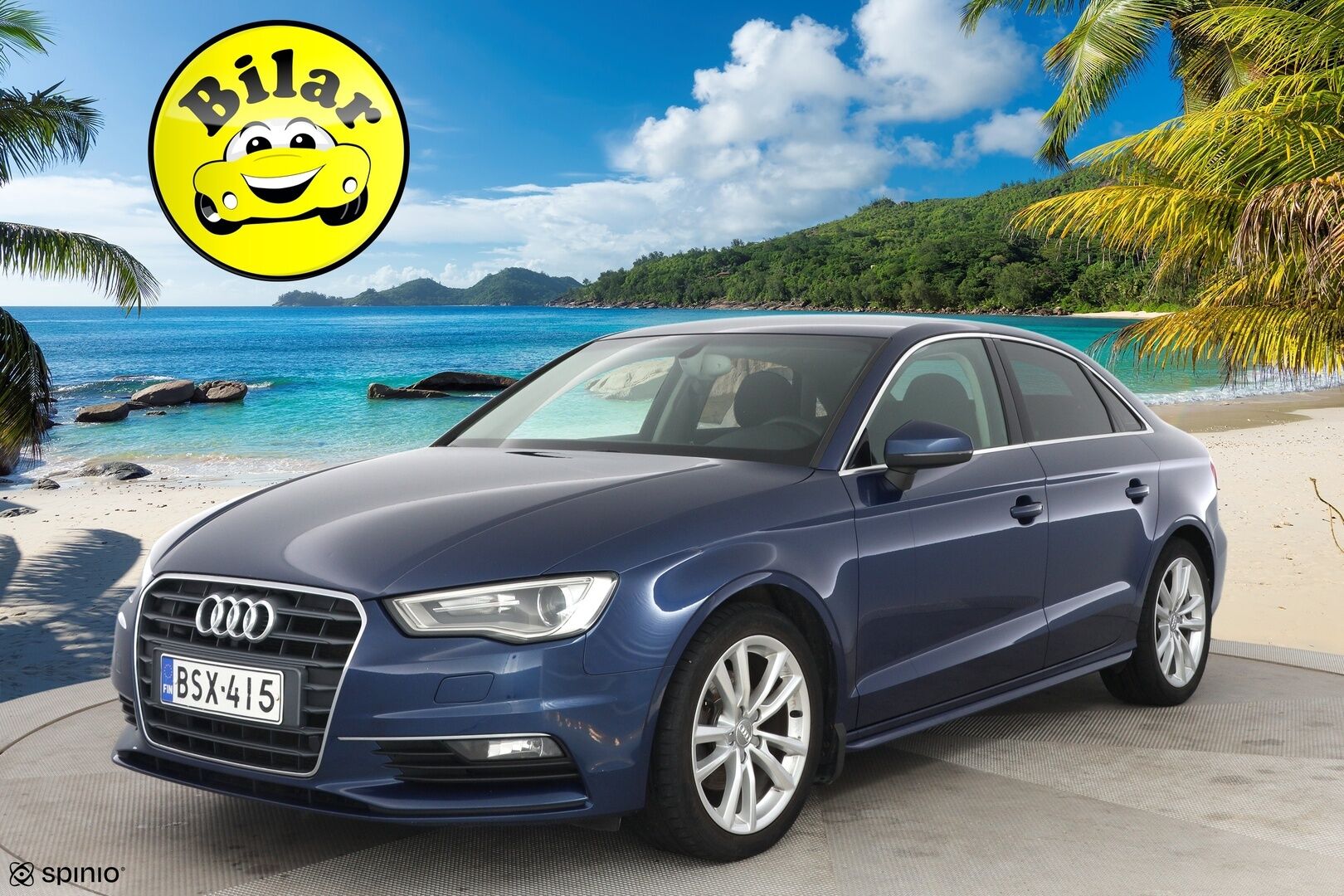 Audi A3 2015 Sedan Business Sport 1,4 TFSI COD 110 kW ultra S tronic - Koukku | Vakkari | Tutka | Bluetooth | Upea väri | Kahdet renkaat vanteineen | Suomi-auto
