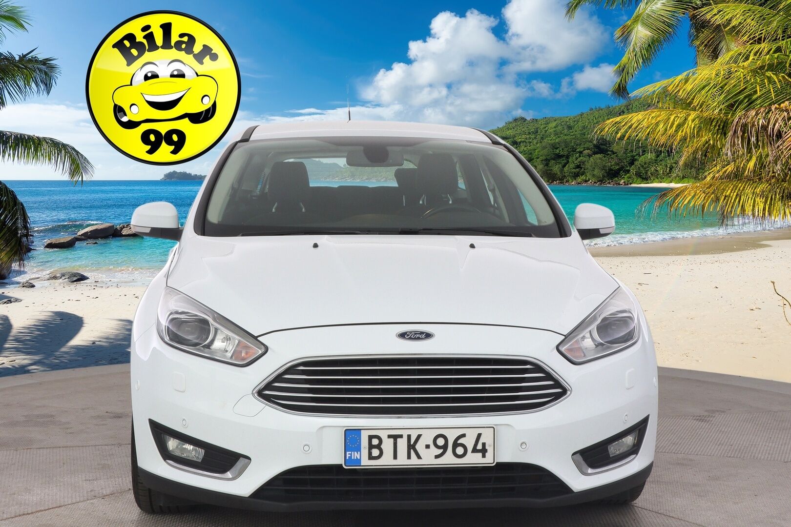 Ford Focus 2015 1,0 EcoBoost 125 hv Start/Stop M6 Titanium Wagon * Webasto / Tutkat / Lämmitettävä lasi / Xenon / Park assist * - * Suomi-auto / Kahdet renkaat / Merkkihuollot *