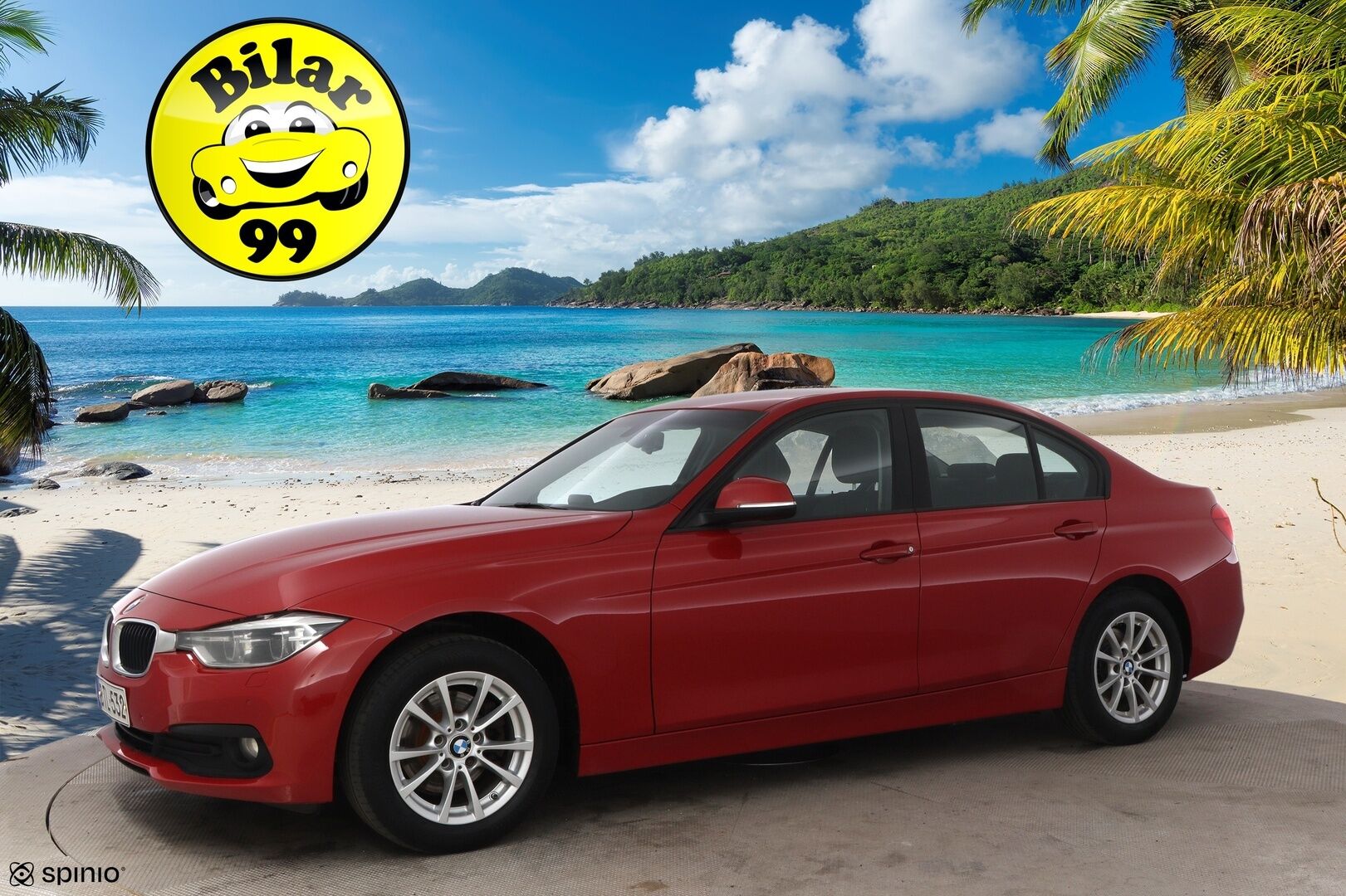 BMW 318 2015 F30 Sedan 318i Business - Suomiauto / Lohko & Sisä / Vakkari / / LED / Tutkat 