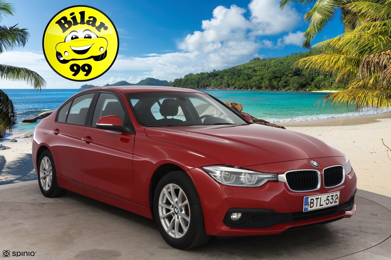 BMW 318 2015 F30 Sedan 318i Business - Suomiauto / Lohko & Sisä / Vakkari / / LED / Tutkat 