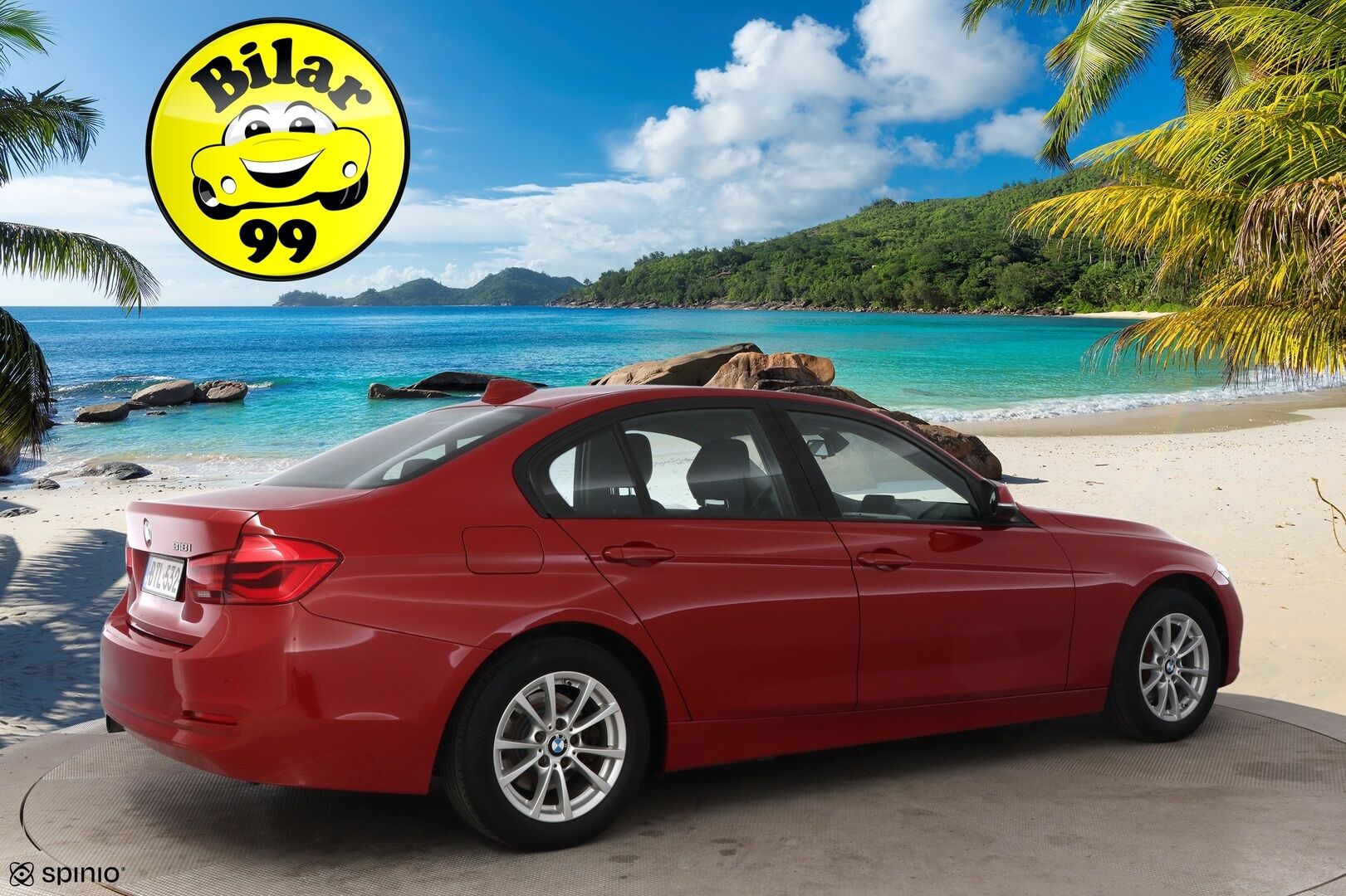 BMW 318 2015 F30 Sedan 318i Business - Suomiauto / Lohko & Sisä / Vakkari / / LED / Tutkat 