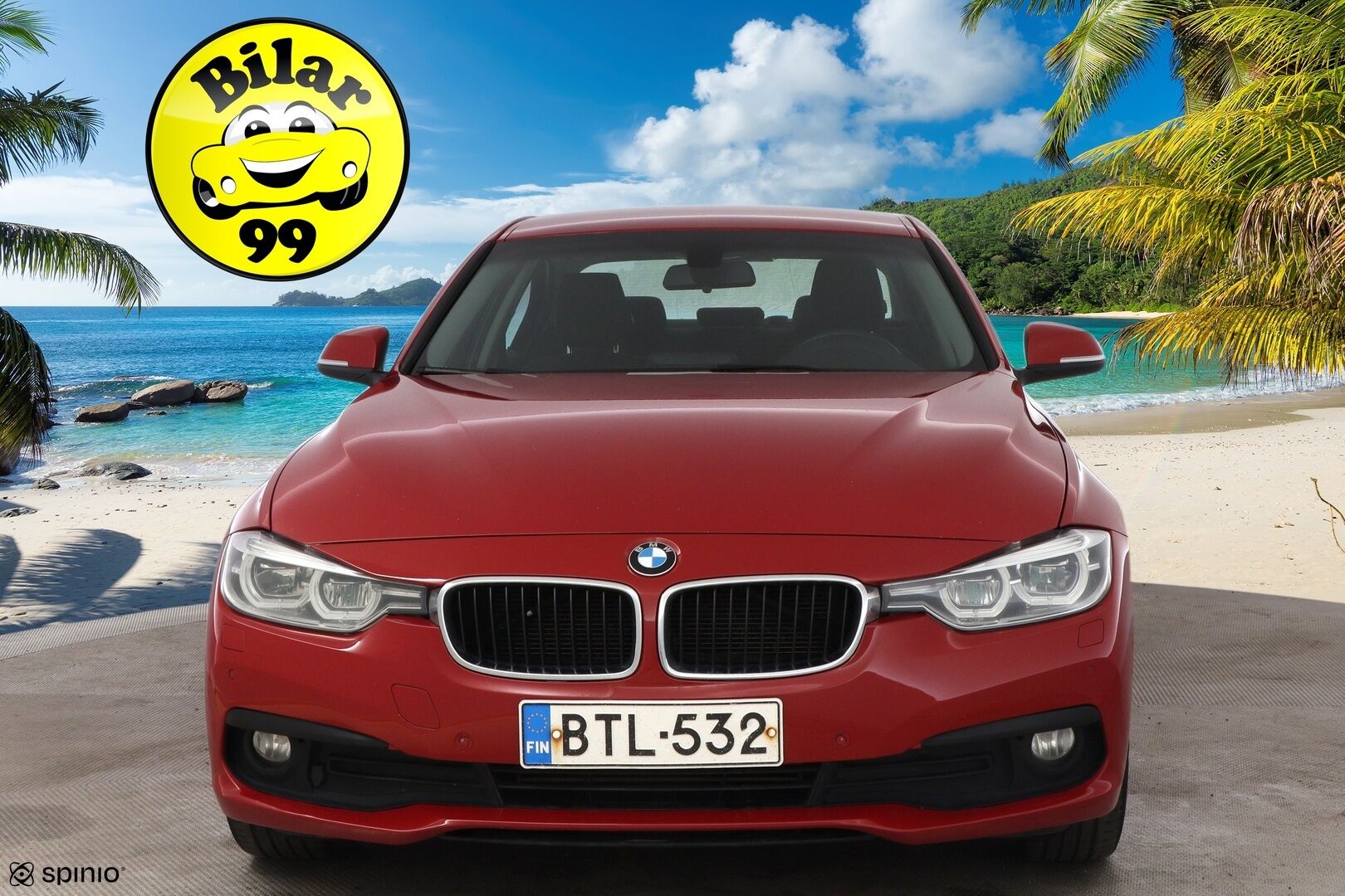BMW 318 2015 F30 Sedan 318i Business - Suomiauto / Lohko & Sisä / Vakkari / / LED / Tutkat 