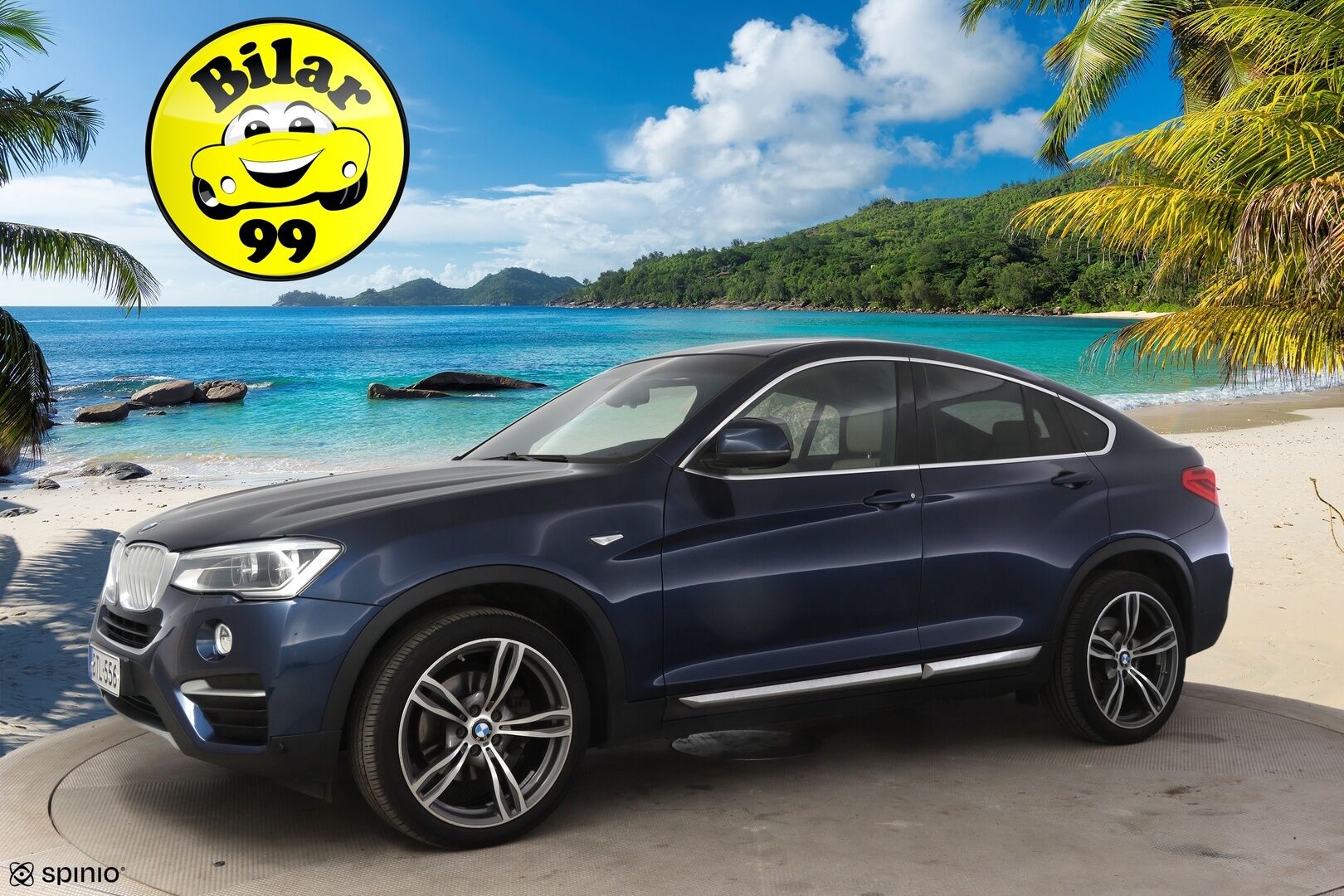 BMW X4 2016 F26 xDrive30d A X Edition * Vetokoukku / Vaaleat sporttinahat / Muistipenkki / H&K / Kattoluukku / P-Kamera / Comfort Access / Adapt.LED / Sähkökontti * - * Tulossa myyntiin! / 2x Renkaat & Vanteet / 2-Omisteinen *