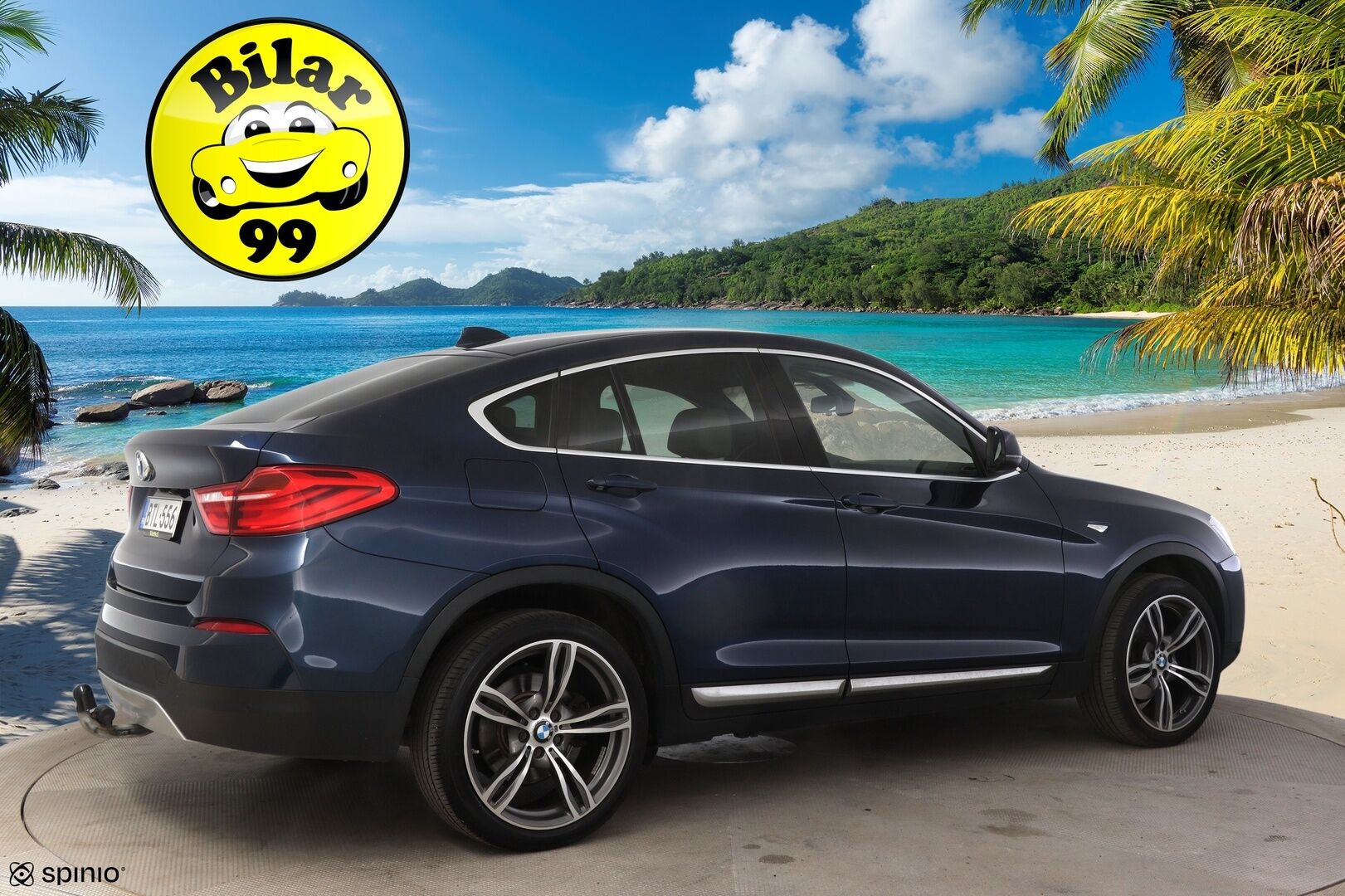 BMW X4 2016 F26 xDrive30d A X Edition * Vetokoukku / Vaaleat sporttinahat / Muistipenkki / H&K / Kattoluukku / P-Kamera / Comfort Access / Adapt.LED / Sähkökontti * - * Tulossa myyntiin! / 2x Renkaat & Vanteet / 2-Omisteinen *