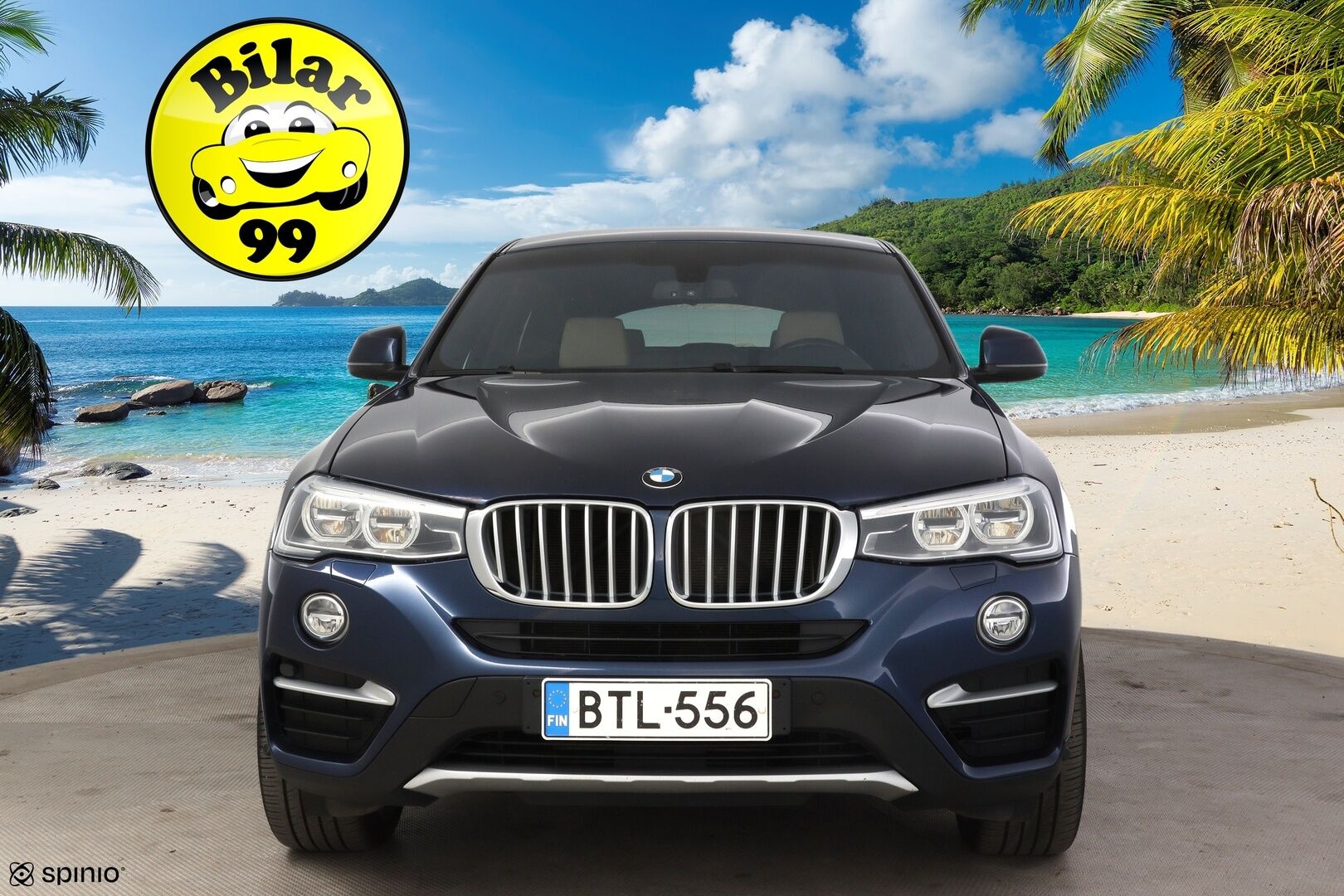 BMW X4 2016 F26 xDrive30d A X Edition * Vetokoukku / Vaaleat sporttinahat / Muistipenkki / H&K / Kattoluukku / P-Kamera / Comfort Access / Adapt.LED / Sähkökontti * - * Tulossa myyntiin! / 2x Renkaat & Vanteet / 2-Omisteinen *