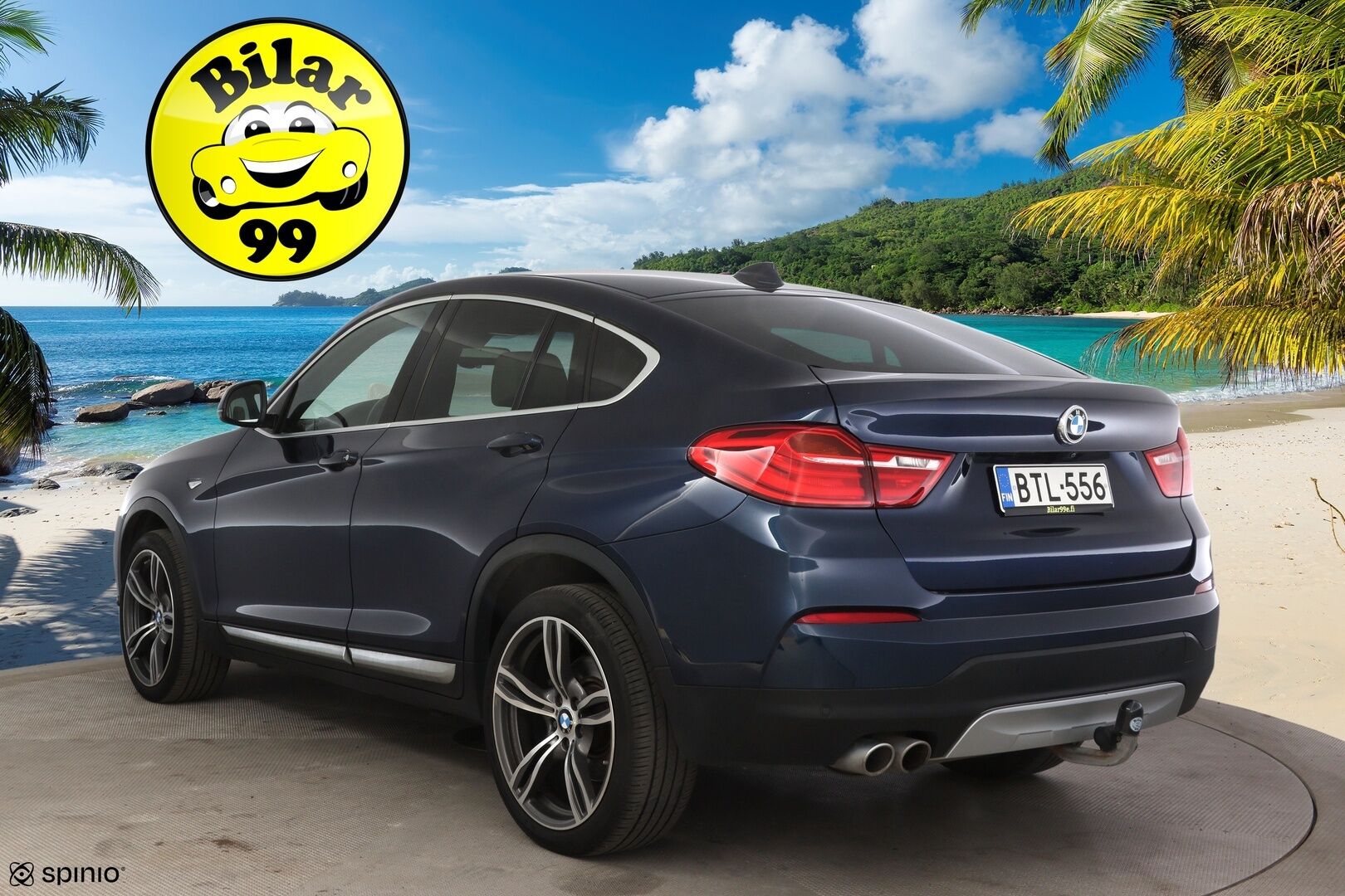 BMW X4 2016 F26 xDrive30d A X Edition * Vetokoukku / Vaaleat sporttinahat / Muistipenkki / H&K / Kattoluukku / P-Kamera / Comfort Access / Adapt.LED / Sähkökontti * - * Tulossa myyntiin! / 2x Renkaat & Vanteet / 2-Omisteinen *