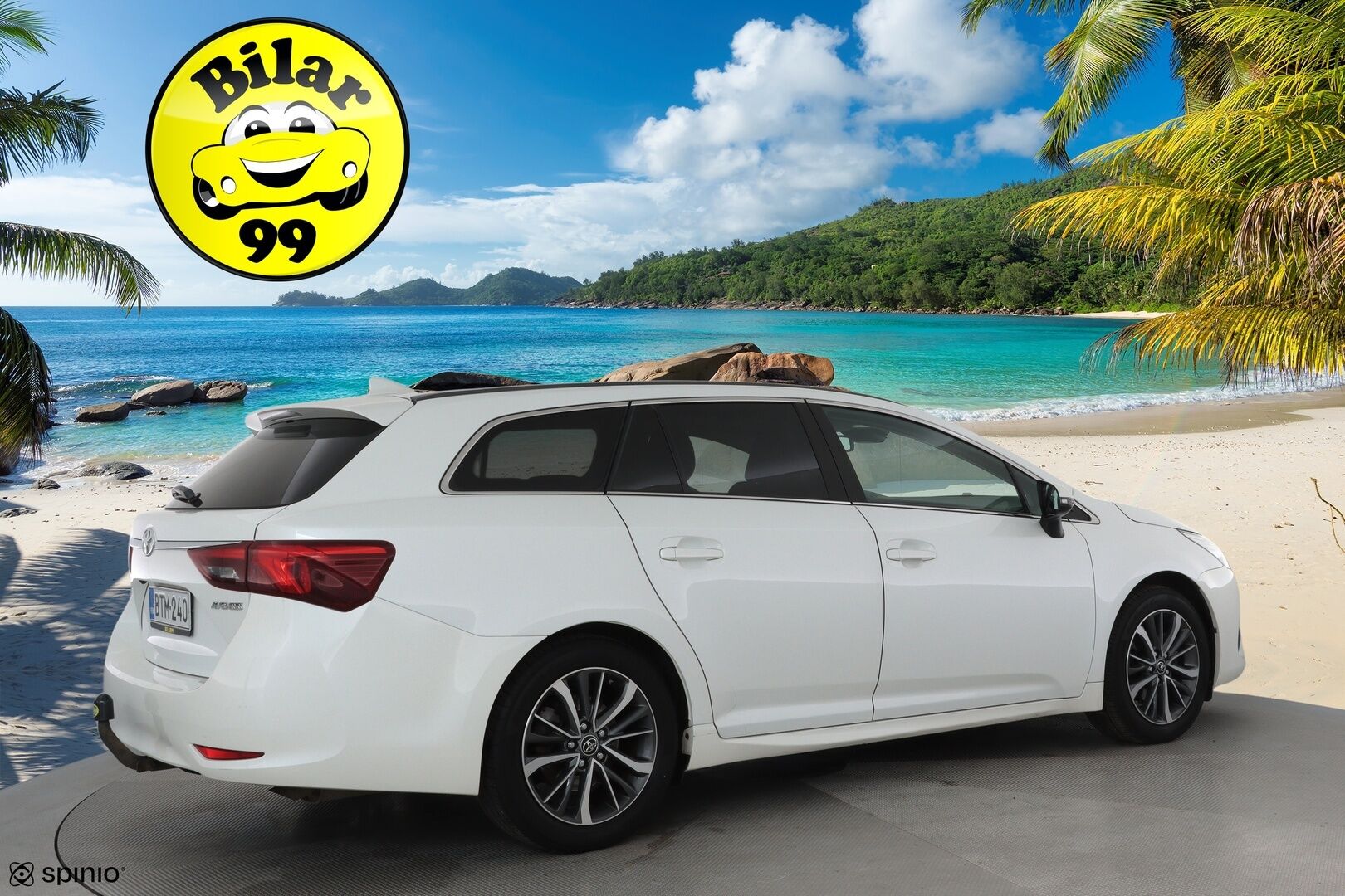 Toyota Avensis 2016 1,8 Valvematic Premium Touring Sports Multidrive S **Vakkari / Panorama / Muistipenkki / Navi / LED / KeylessGo** - Suomi-auto / Kahdet renkaat aluvanteilla / Merkkihuollettu / Koukku / Mustat nahat / Sähköpenkit / Lohkolämmitin 