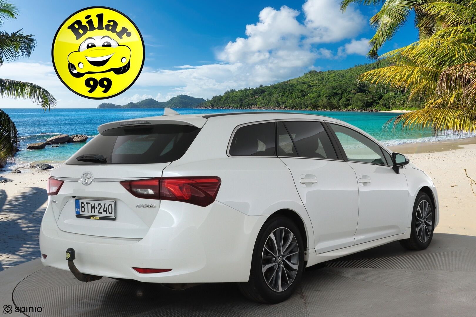 Toyota Avensis 2016 1,8 Valvematic Premium Touring Sports Multidrive S **Vakkari / Panorama / Muistipenkki / Navi / LED / KeylessGo** - Suomi-auto / Kahdet renkaat aluvanteilla / Merkkihuollettu / Koukku / Mustat nahat / Sähköpenkit / Lohkolämmitin 