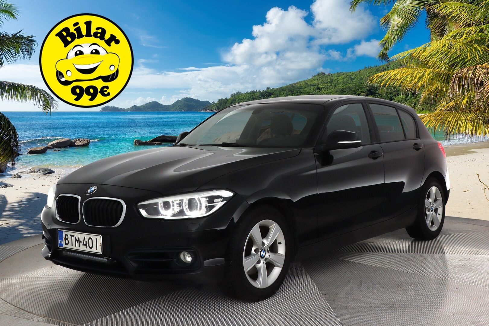 BMW 120 2016 F20 Hatchback 120d A xDrive Business Sport * Harman/Kardon / M-sport ratti / Suomi-auto * - * 2x renkaat alumiinivanteilla ja hyvillä kumeilla * - Osta nyt, maksa vasta ensi vuonna