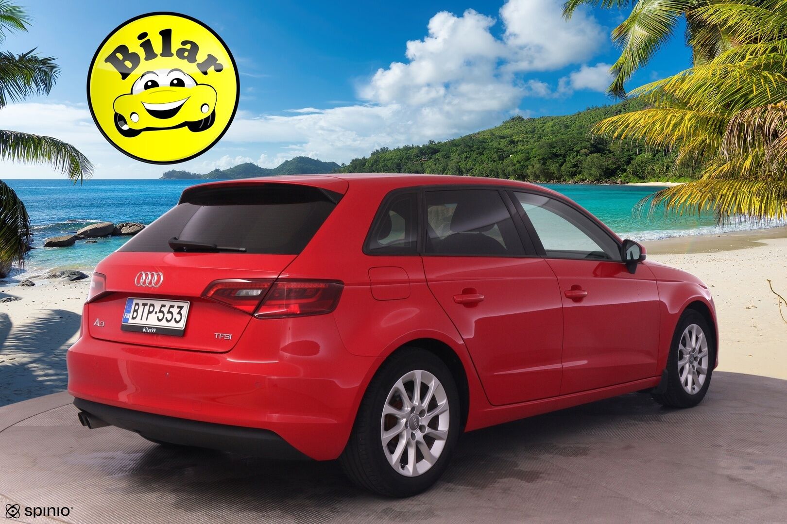 Audi A3 2016 Sportback Business 1,4 TFSI 92 kW S tronic - | Vakkari | Lohko | P.tutka | Xenon | Bluetooth | 1.Om Suomi-auto | Kahdet Renkaat |