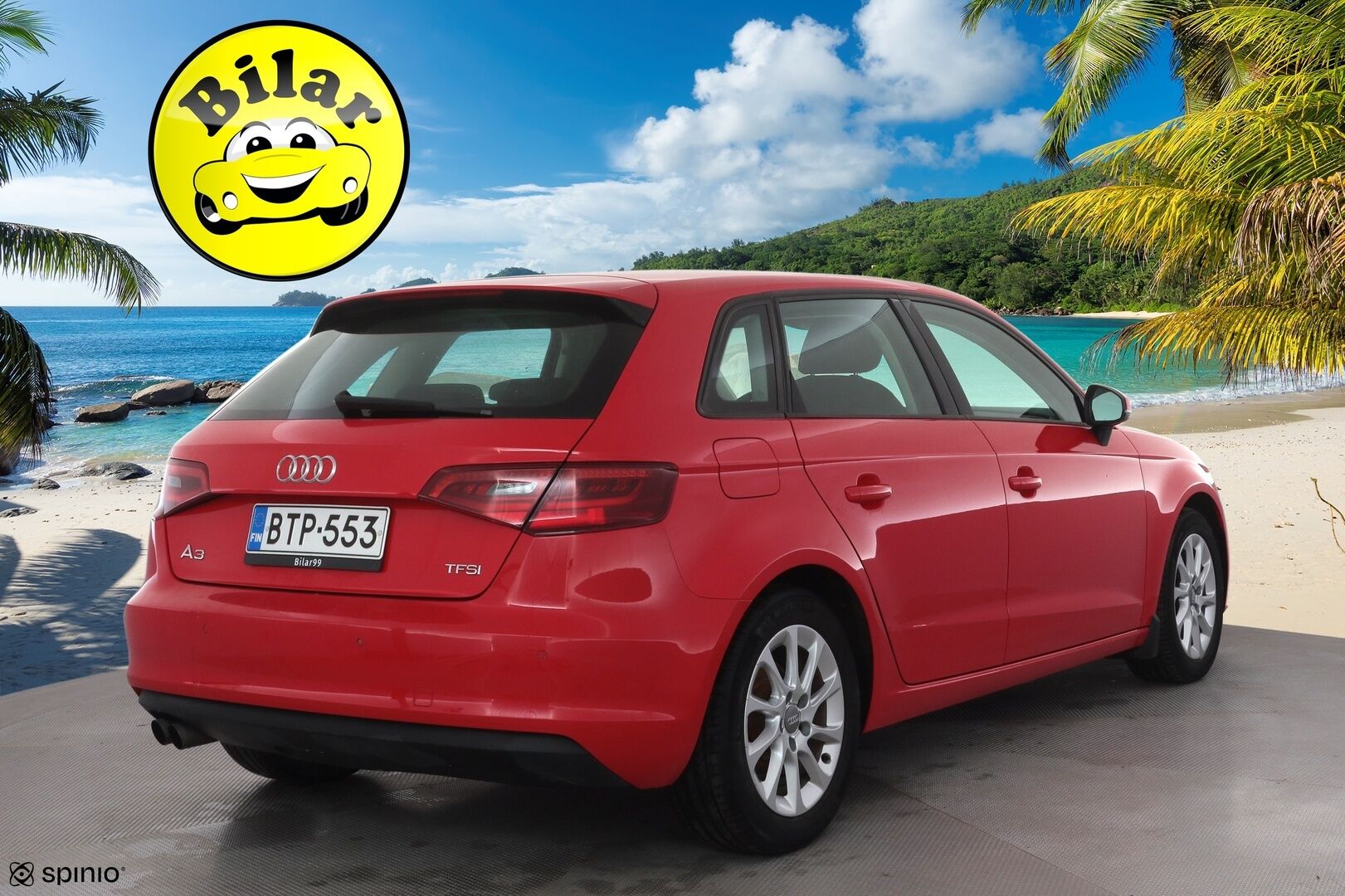 Audi A3 2015 Sportback Business 1,4 TFSI 92 kW S tronic - | Vakkari | Lohko | P.tutka | Xenon | Bluetooth | 1.Om Suomi-auto | Kahdet Renkaat |