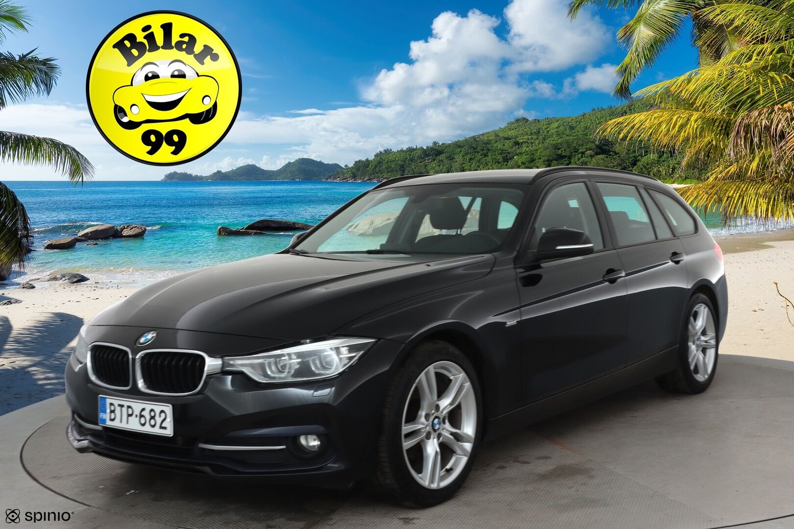 BMW 318 2016 F31 Touring 318d A Business Sport **Facelift / Sporttipenkit / Koukku / LED / Vakkari / P.tutka** - Suomi-auto / Kahdet renkaat aluvanteilla