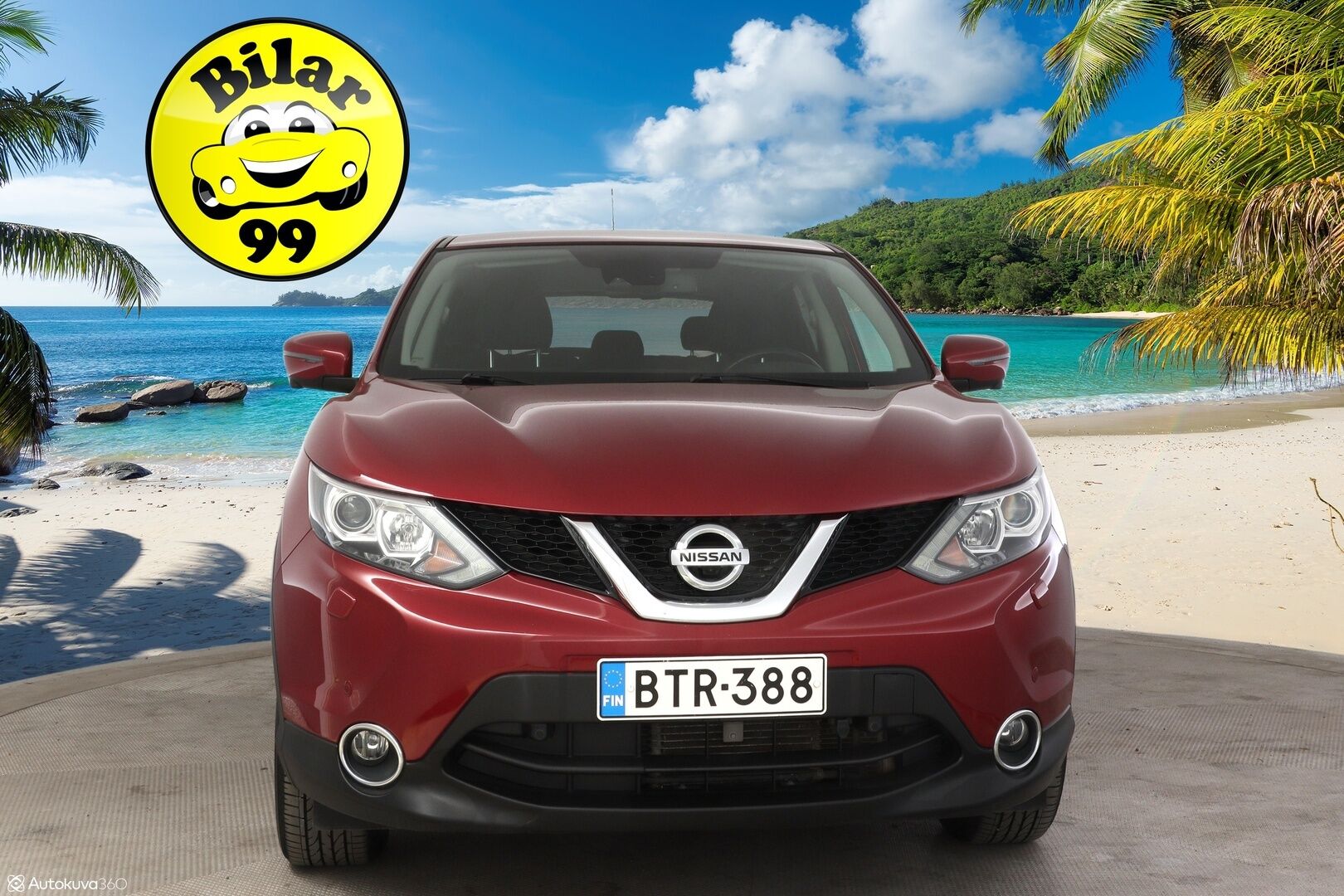 Nissan Qashqai 2017 DIG-T 115 N-Connecta 2WD Xtronic E6 ** 360-Kamera / Keylessgo / Kaistavahti / Tutkat / Navi  ** - Suomi-auto / Vähän Ajettu / Merkkiliikkeen täydellinen huoltokirja / Lohkolämmitin / Huippuyksilö!