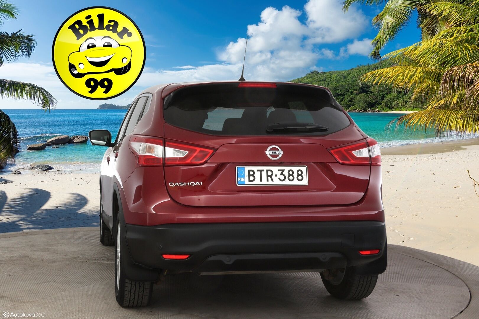 Nissan Qashqai 2017 DIG-T 115 N-Connecta 2WD Xtronic E6 ** 360-Kamera / Keylessgo / Kaistavahti / Tutkat / Navi  ** - Suomi-auto / Vähän Ajettu / Merkkiliikkeen täydellinen huoltokirja / Lohkolämmitin / Huippuyksilö!