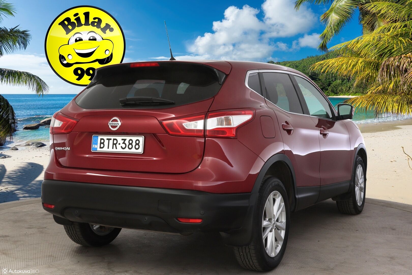 Nissan Qashqai 2017 DIG-T 115 N-Connecta 2WD Xtronic E6 ** 360-Kamera / Keylessgo / Kaistavahti / Tutkat / Navi  ** - Suomi-auto / Vähän Ajettu / Merkkiliikkeen täydellinen huoltokirja / Lohkolämmitin / Huippuyksilö!