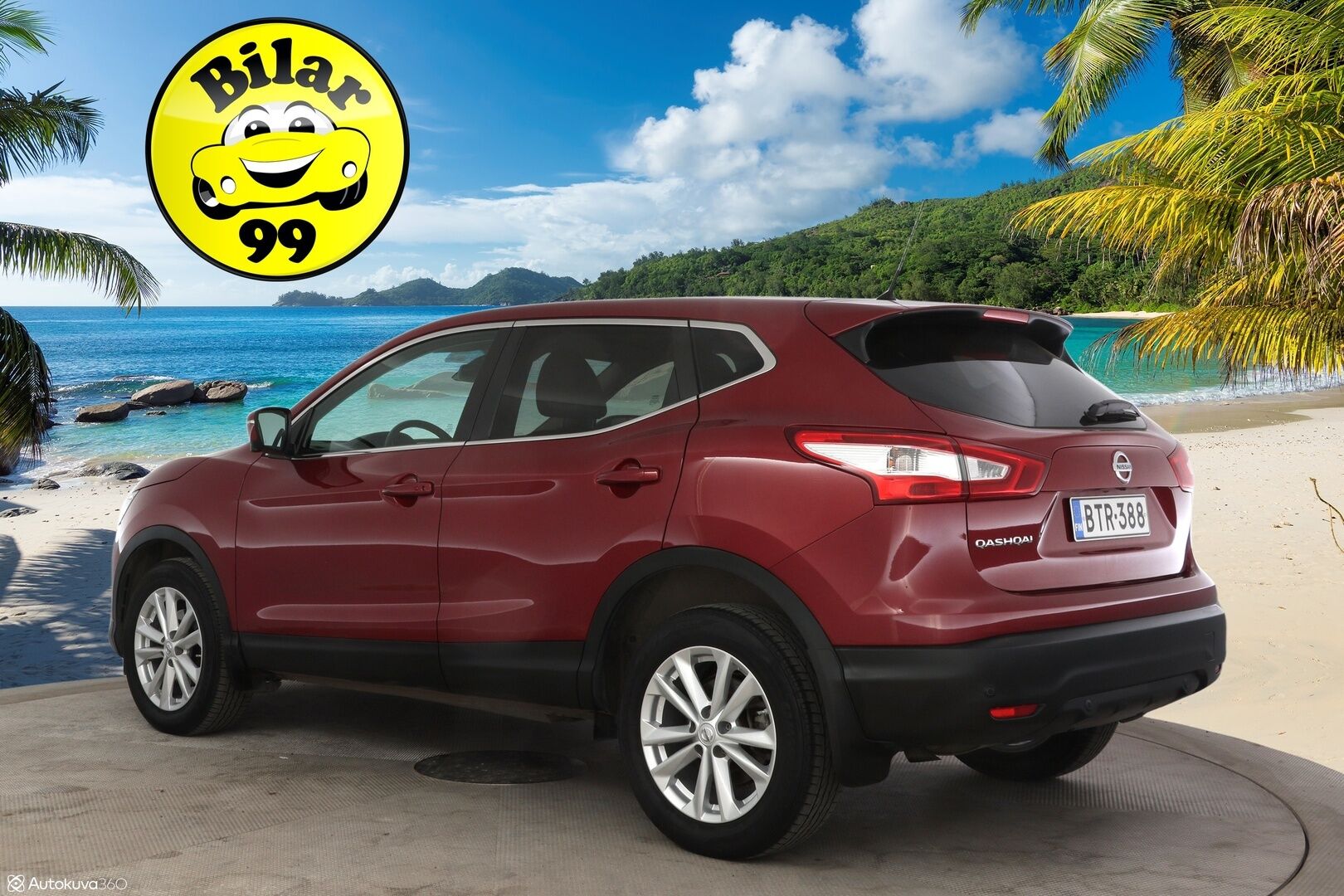 Nissan Qashqai 2017 DIG-T 115 N-Connecta 2WD Xtronic E6 ** 360-Kamera / Keylessgo / Kaistavahti / Tutkat / Navi  ** - Suomi-auto / Vähän Ajettu / Merkkiliikkeen täydellinen huoltokirja / Lohkolämmitin / Huippuyksilö!