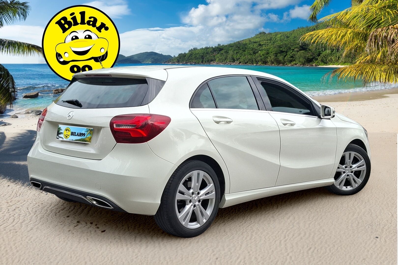 Mercedes-Benz A 2016 180 A Premium Business * Panoraama / LED / P-kamera / Puolinahka * - * Suomi-auto / Pienet kilometrit / Kahdet renkaat alumiinivantein *