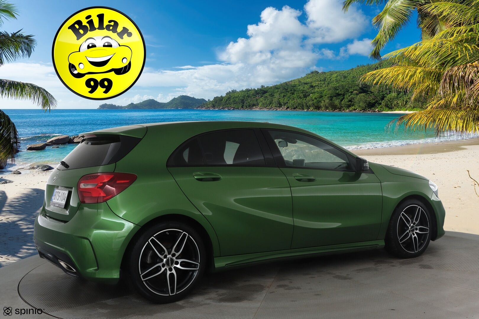 Mercedes-Benz A 2017 180 A Business AMG *Panorama / Webasto / Vakkari / P.kamera / LED / Sporttipenkit* - Suomi-auto / Kahdet renkaat aluvanteilla