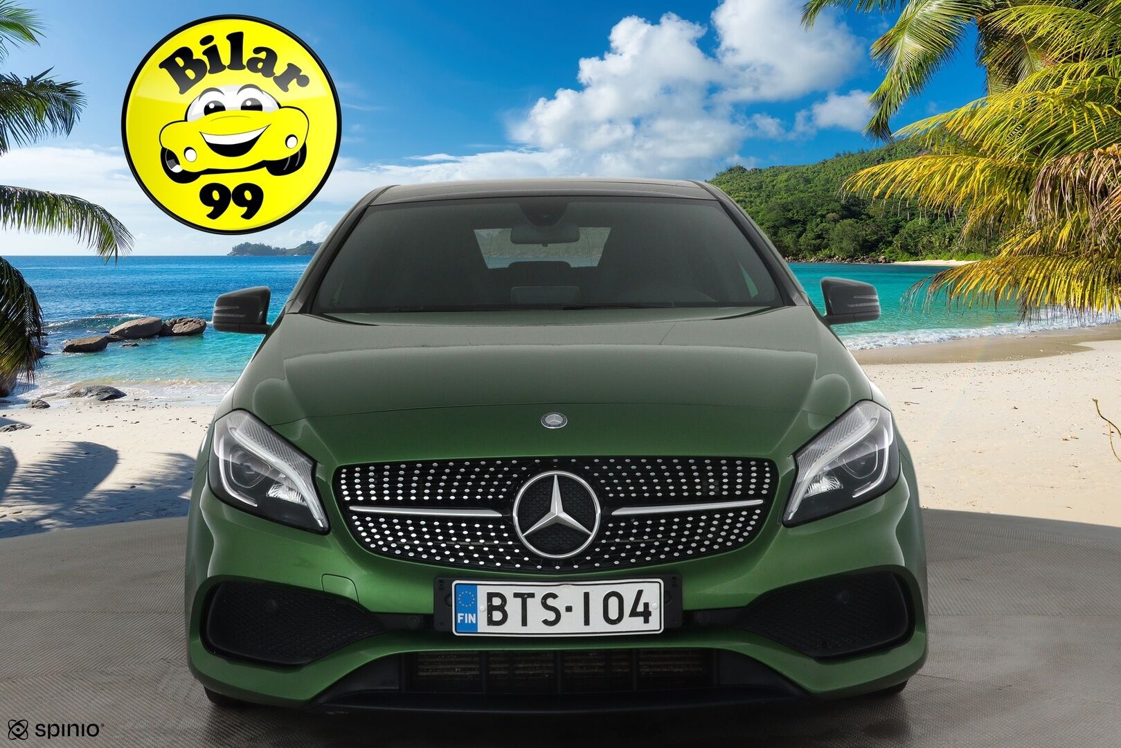 Mercedes-Benz A 2017 180 A Business AMG *Panorama / Webasto / Vakkari / P.kamera / LED / Sporttipenkit* - Suomi-auto / Kahdet renkaat aluvanteilla