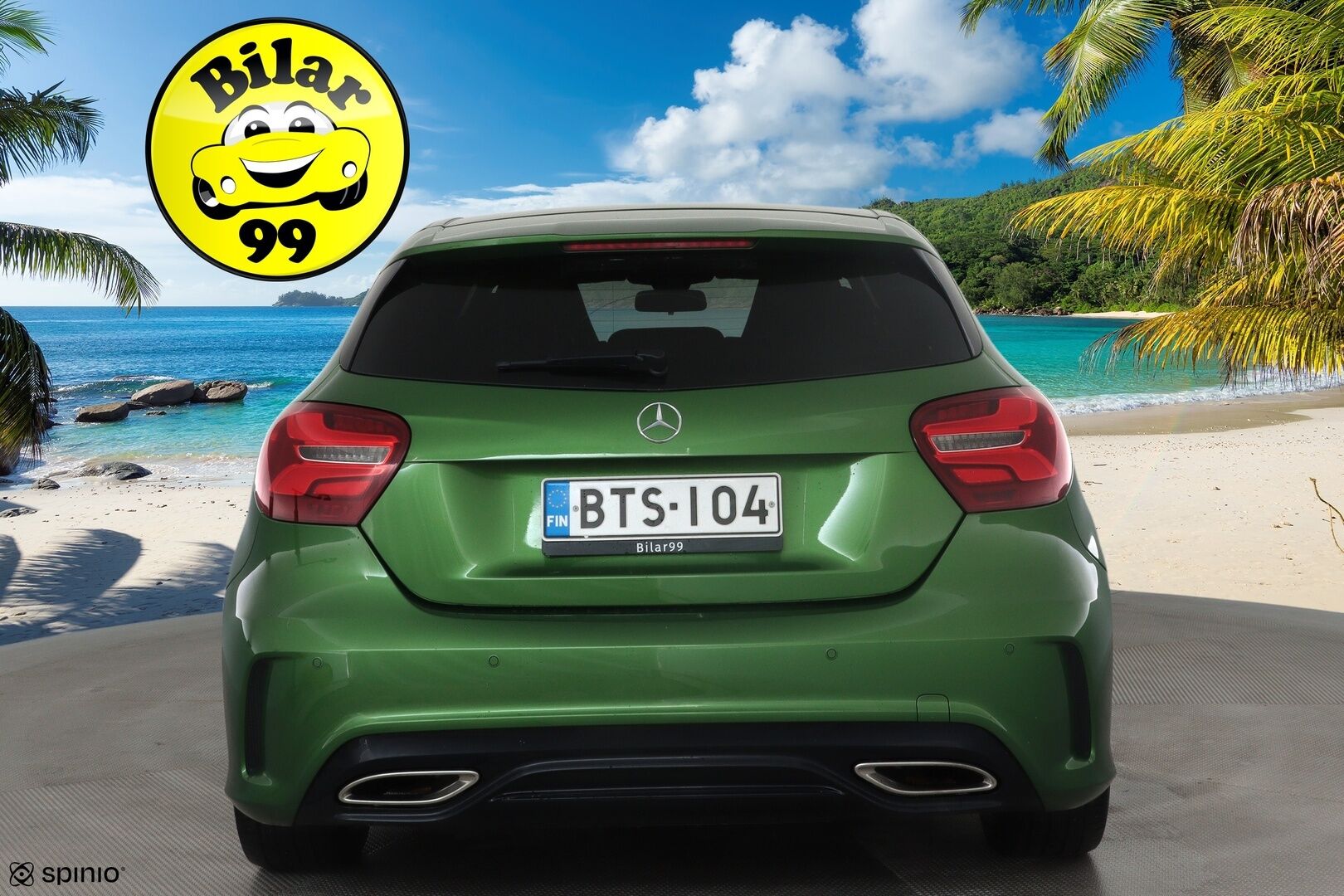 Mercedes-Benz A 2017 180 A Business AMG *Panorama / Webasto / Vakkari / P.kamera / LED / Sporttipenkit* - Suomi-auto / Kahdet renkaat aluvanteilla