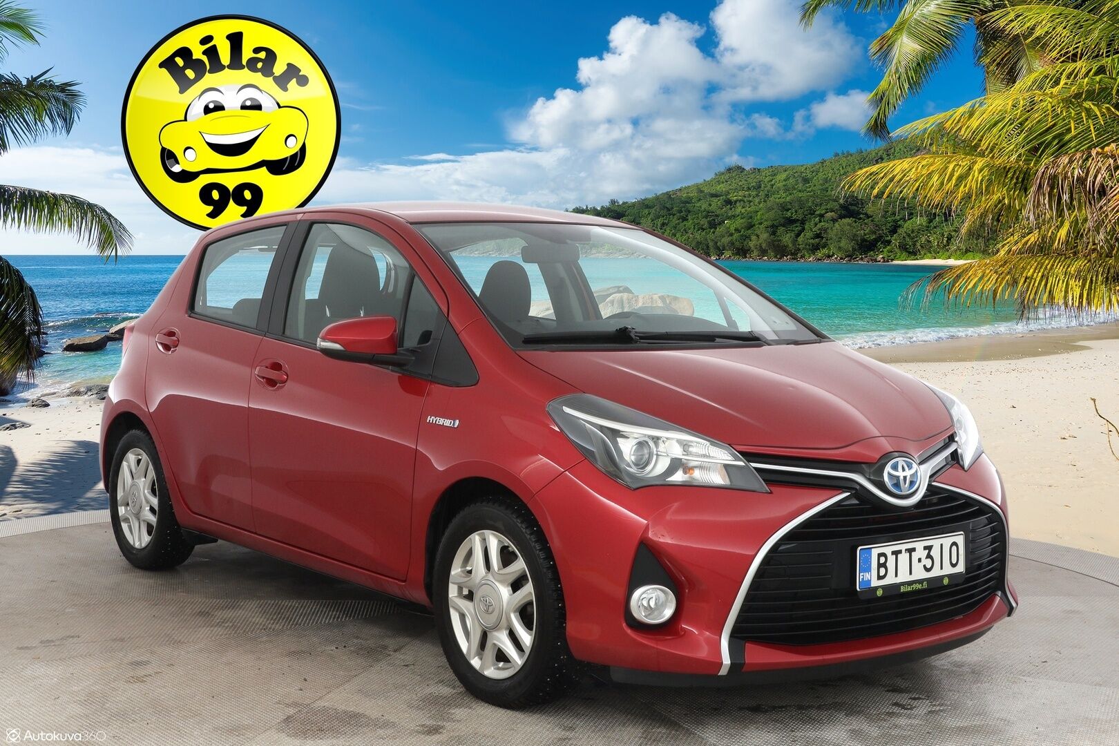 Toyota Yaris 2016 1,5 Hybrid Active 5ov ** Vakionopeudensäädin / Kamera / Navi / Lohko - *Suomi-auto / Kahdet renkaat / Siisti* - HULLUT AVAJAISHULINAT KORKOTARJOUS 3,29 %