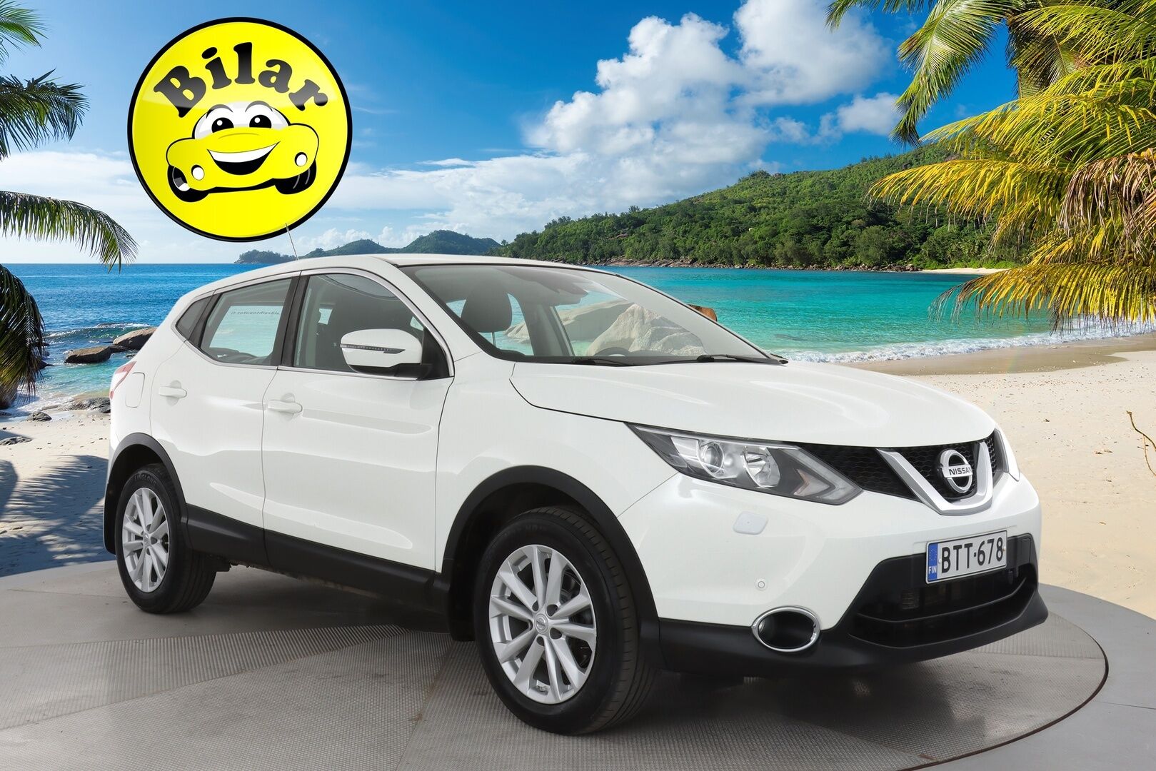 Nissan Qashqai 2017 dCi 130 Acenta 2WD Xtronic E6 Safety Pack - | Vakkari | Lohko + Sisäp. | P.Tutkat | Bluetooth | 2 Om. Suomiauto | 2X Renkaat & Vanteet |