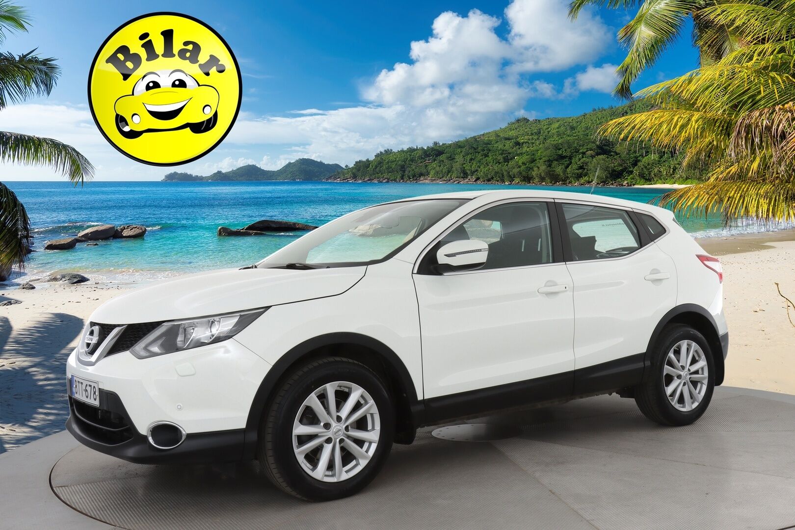 Nissan Qashqai 2017 dCi 130 Acenta 2WD Xtronic E6 Safety Pack - | Vakkari | Lohko + Sisäp. | P.Tutkat | Bluetooth | 2 Om. Suomiauto | 2X Renkaat & Vanteet |