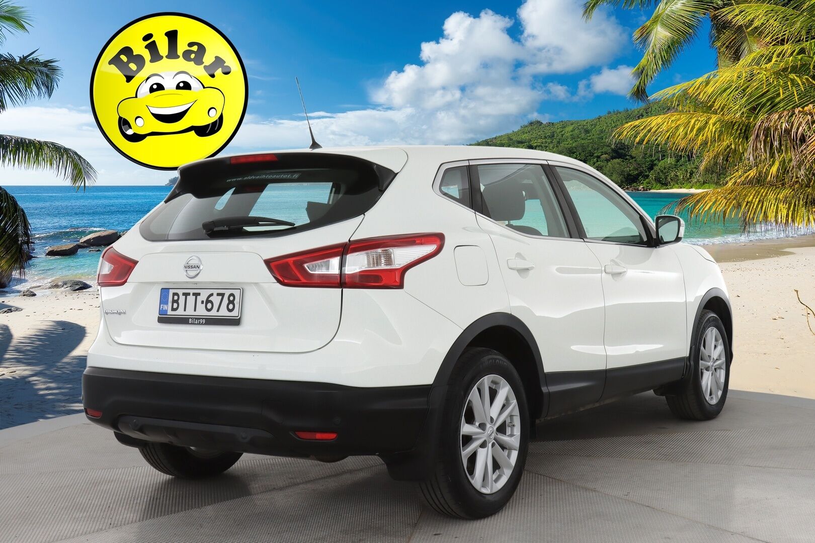 Nissan Qashqai 2017 dCi 130 Acenta 2WD Xtronic E6 Safety Pack - | Vakkari | Lohko + Sisäp. | P.Tutkat | Bluetooth | 2 Om. Suomiauto | 2X Renkaat & Vanteet |