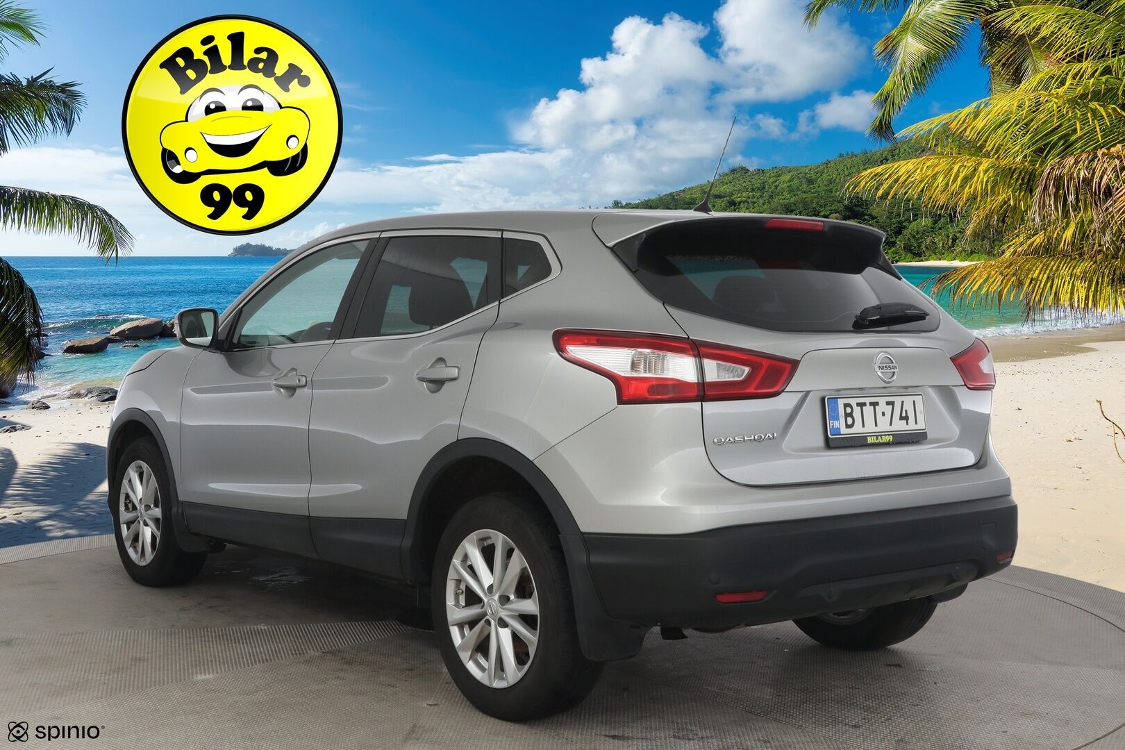 Nissan Qashqai 2016 DIG-T 115 Acenta 2WD Xtronic E6 Safety Pack / Suomi-auto / Tutkat / Lohkolämmitin - Ketju vaihdettu / Vakionopeudensäädin