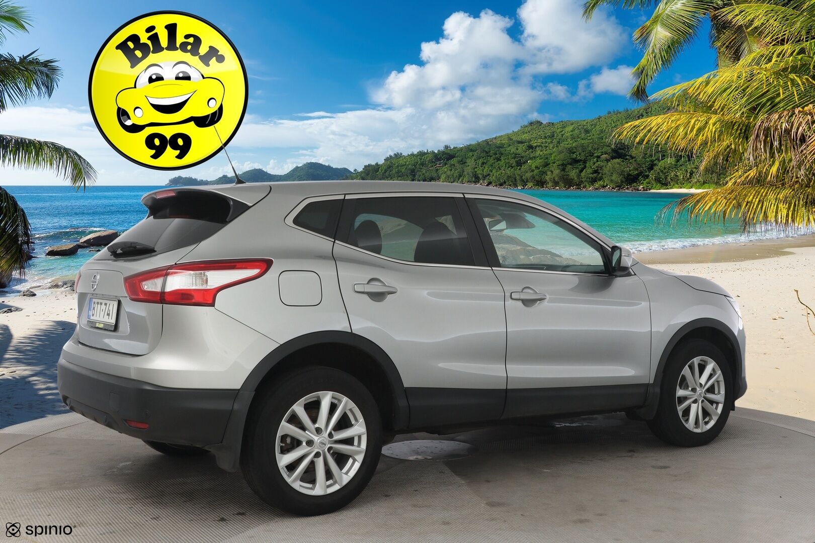 Nissan Qashqai 2016 DIG-T 115 Acenta 2WD Xtronic E6 Safety Pack / Suomi-auto / Tutkat / Lohkolämmitin - Ketju vaihdettu / Vakionopeudensäädin