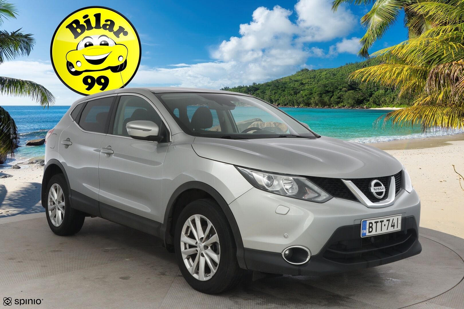 Nissan Qashqai 2016 DIG-T 115 Acenta 2WD Xtronic E6 Safety Pack / Suomi-auto / Tutkat / Lohkolämmitin - Ketju vaihdettu / Vakionopeudensäädin