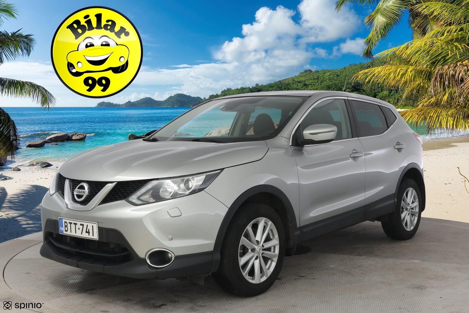 Nissan Qashqai 2016 DIG-T 115 Acenta 2WD Xtronic E6 Safety Pack *Lohko / Vakkari / Tutkat / Suomi-auto**Myydään Huutokaupat.com* - *2x Renkaat!*