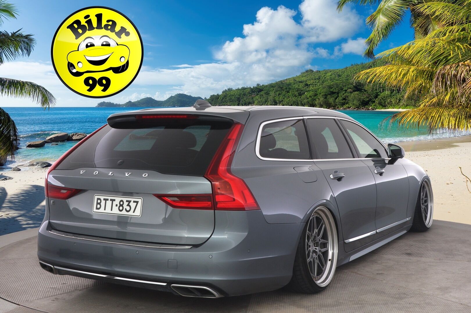 Volvo V90 2016 D5 AWD Business Inscription aut - * Polestar ohjelmoitu / B&W / AIR LIFT / HUD / 360° / Panoraama / BLIS / Muistipenkit *