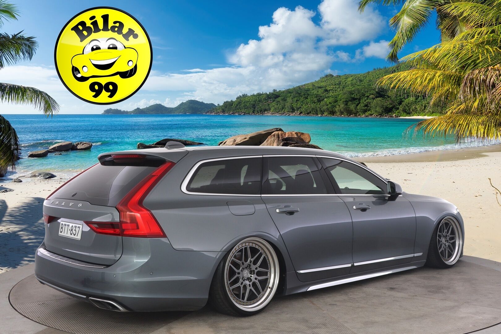 Volvo V90 2016 D5 AWD Business Inscription aut - * Polestar ohjelmoitu / B&W / AIR LIFT / HUD / 360° / Panoraama / BLIS / Muistipenkit *
