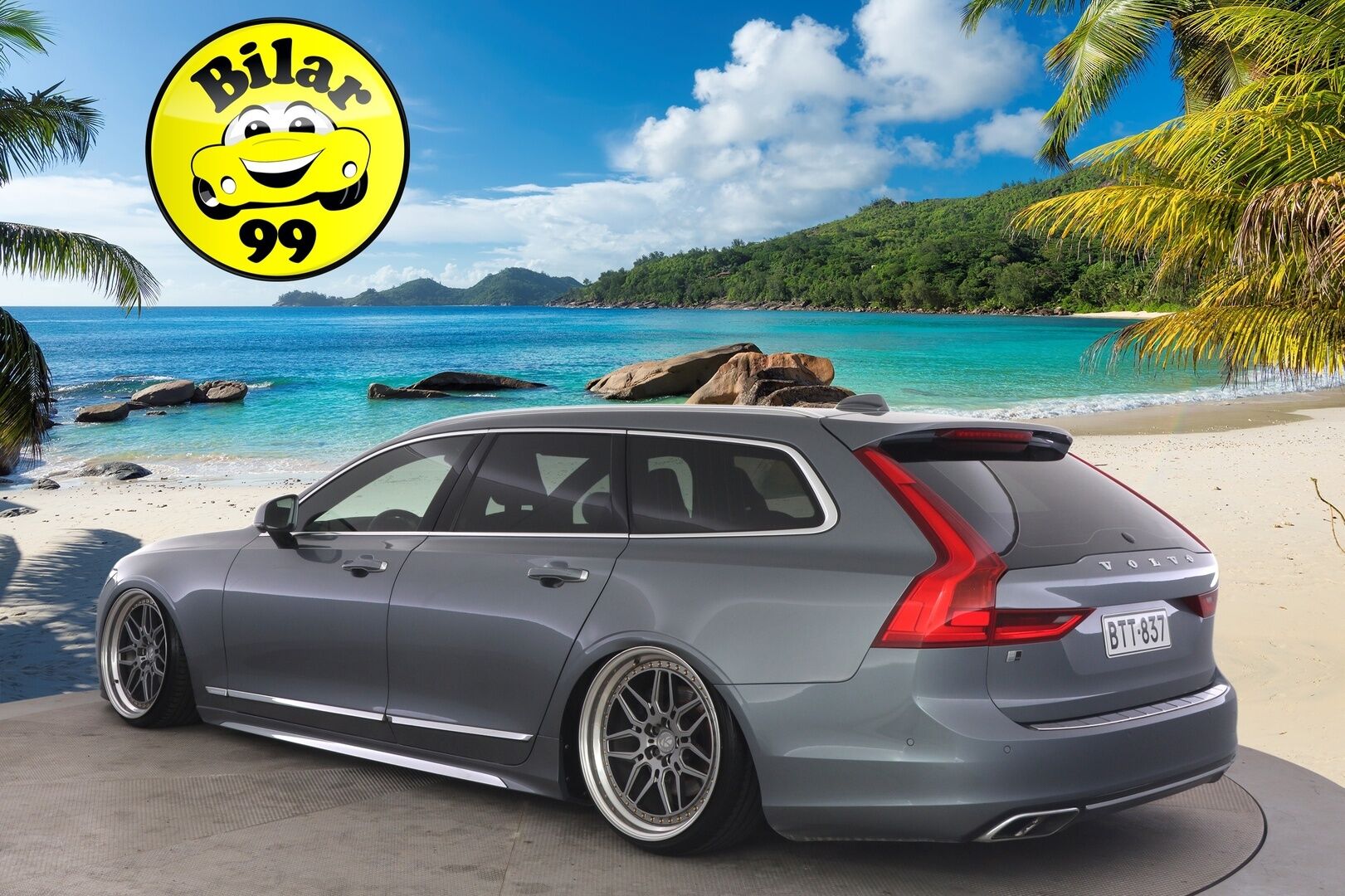 Volvo V90 2016 D5 AWD Business Inscription aut - * Polestar ohjelmoitu / B&W / AIR LIFT / HUD / 360° / Panoraama / BLIS / Muistipenkit *