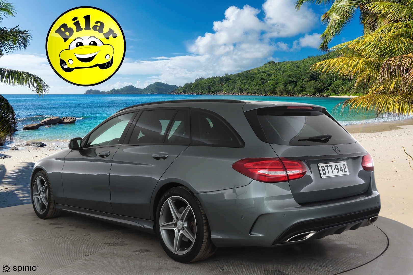Mercedes-Benz C 2017 200 T A Business AMG * Vakkari / ILS LED / P.Tutkat / Sporttipenkit * - Suomi-auto / Viimeisin huolto ja katsastus 120tkm