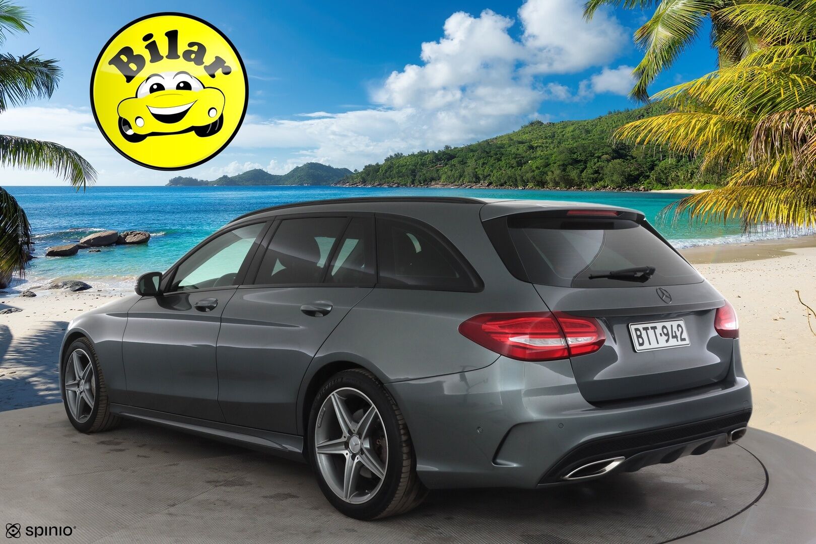 Mercedes-Benz C 2017 200 T A Business AMG * Vakkari / ILS LED / P.Tutkat / Sporttipenkit * - Suomi-auto / Viimeisin huolto ja katsastus 120tkm
