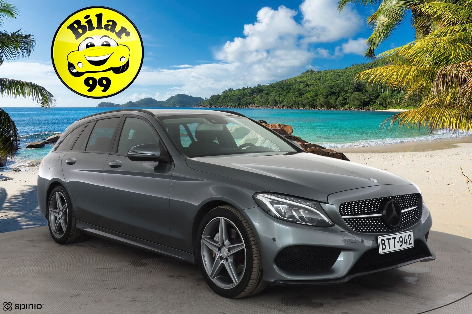 Mercedes-Benz C 2017 200 T A Business AMG * Vakkari / ILS LED / P.Tutkat / Sporttipenkit * - Suomi-auto / Viimeisin huolto 120tkm