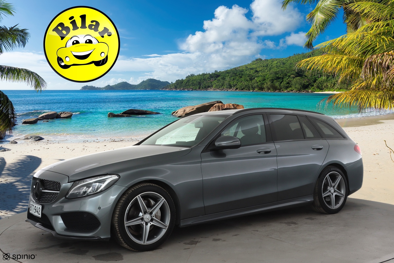 Mercedes-Benz C 2017 200 T A Business AMG * Vakkari / ILS LED / P.Tutkat / Sporttipenkit * - Suomi-auto / Viimeisin huolto ja katsastus 120tkm