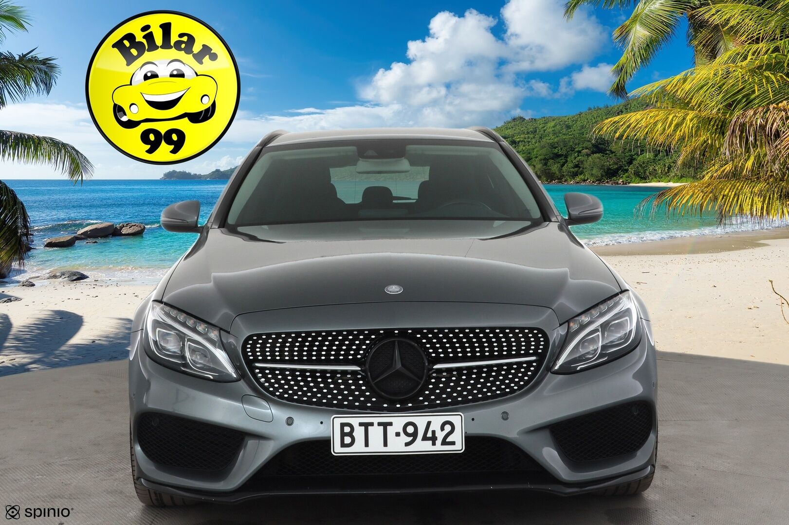 Mercedes-Benz C 2017 200 T A Business AMG * Vakkari / ILS LED / P.Tutkat / Sporttipenkit * - Suomi-auto / Viimeisin huolto 120tkm