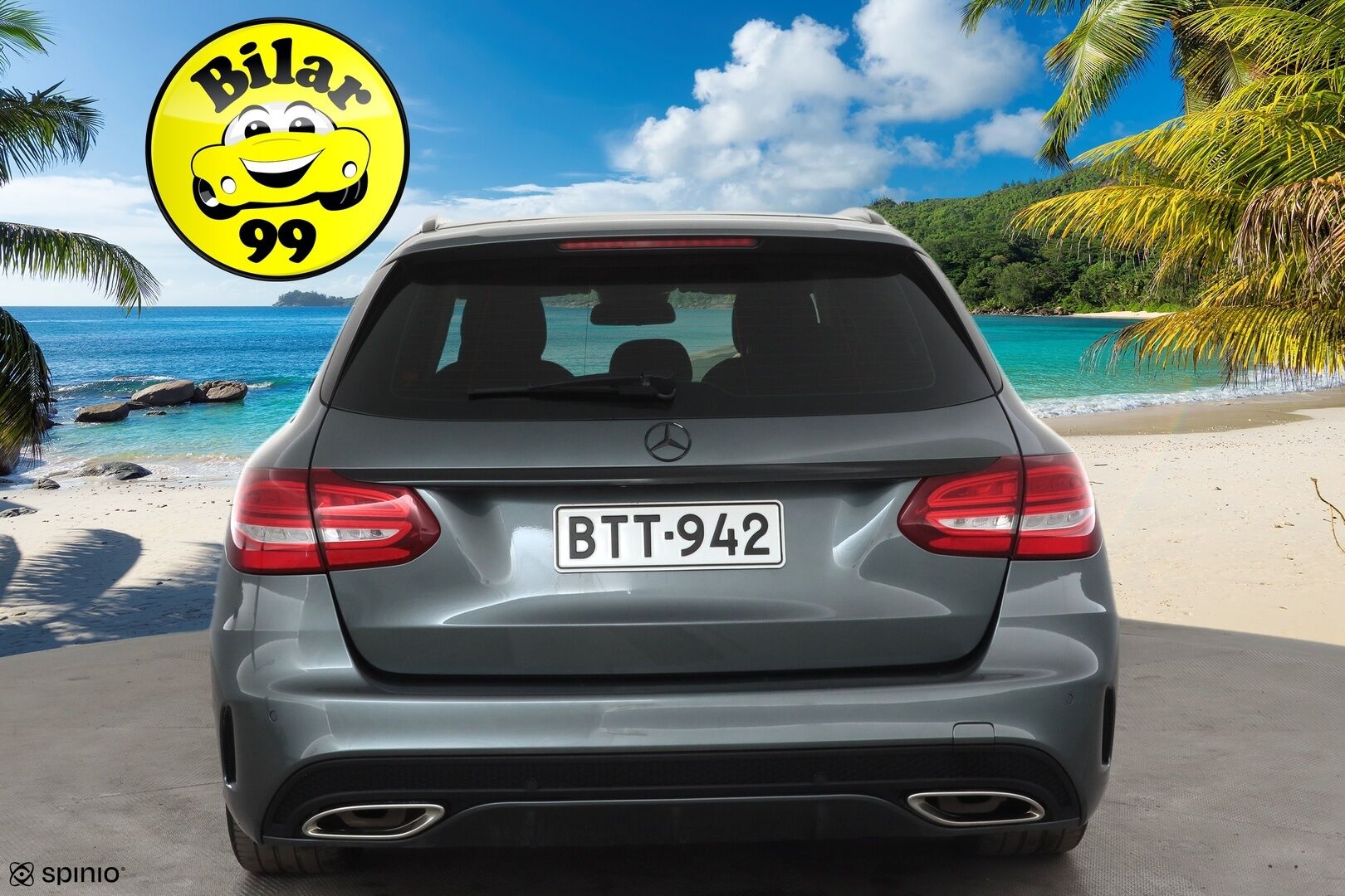 Mercedes-Benz C 2017 200 T A Business AMG * Vakkari / ILS LED / P.Tutkat / Sporttipenkit * - Suomi-auto / Viimeisin huolto 120tkm