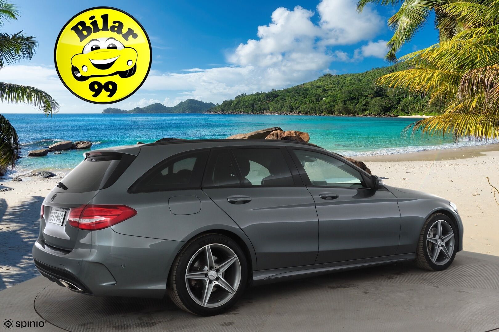 Mercedes-Benz C 2017 200 T A Business AMG * Vakkari / ILS LED / P.Tutkat / Sporttipenkit * - Suomi-auto - HULLUT AVAJAISHULINAT KORKOTARJOUS 3,29 %