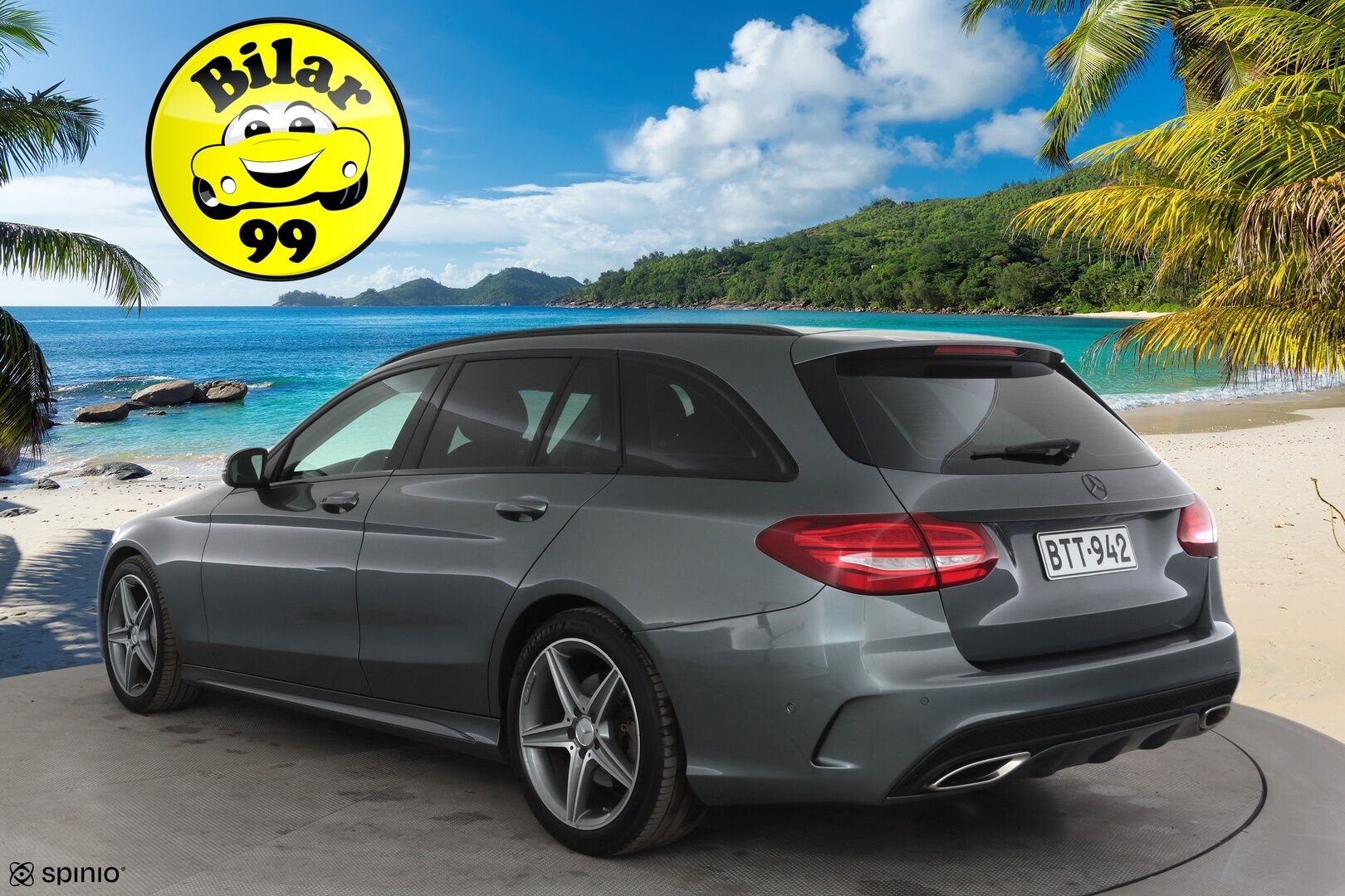 Mercedes-Benz C 2017 200 T A Business AMG * Vakkari / ILS LED / P.Tutkat / Sporttipenkit * - Suomi-auto / Viimeisin huolto 120tkm