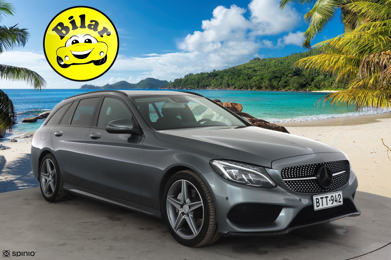 Mercedes-Benz C 2017 200 T A Business AMG * Vakkari / ILS LED / P.Tutkat / Sporttipenkit * - Suomi-auto / Viimeisin huolto ja katsastus 120tkm