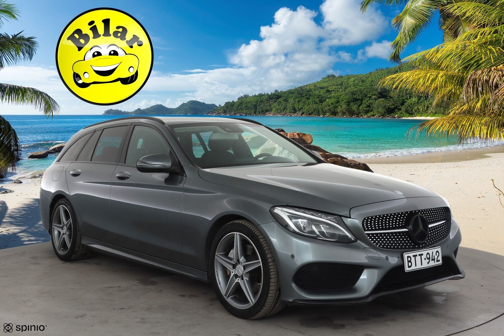 Mercedes-Benz C 2017 200 T A Business AMG * Vakkari / ILS LED / P.Tutkat / Sporttipenkit * - Suomi-auto / Viimeisin huolto ja katsastus 120tkm