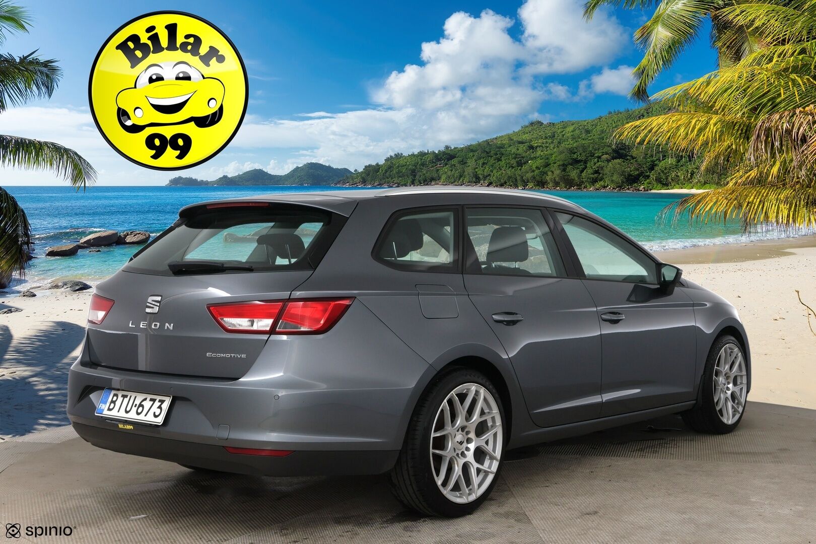 Seat Leon ST 2016 1,0 TSI 115 Ecomotive Style - Suomi-auto / Vakkari / Lohkolämmitin / P. Tutkat / 2x renkaat aluvantein! / Hihna vaihdettu & Hyvin huollettu
