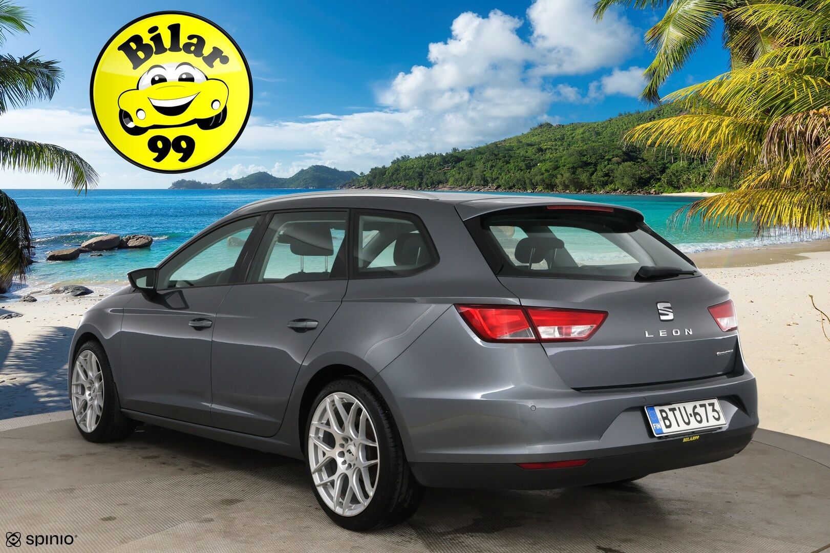 Seat Leon ST 2016 1,0 TSI 115 Ecomotive Style - Suomi-auto / Vakkari / Lohkolämmitin / P. Tutkat / 2x renkaat aluvantein! / Hihna vaihdettu & Hyvin huollettu