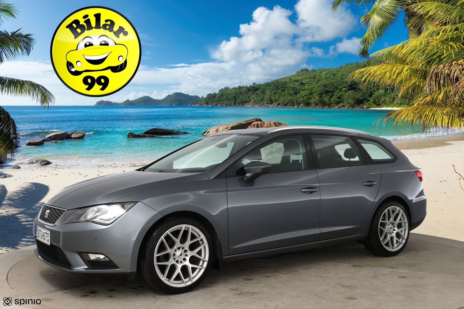Seat Leon ST 2016 1,0 TSI 115 Ecomotive Style - Suomi-auto / Vakkari / Lohkolämmitin / P. Tutkat / 2x renkaat aluvantein! / Hihna vaihdettu & Hyvin huollettu
